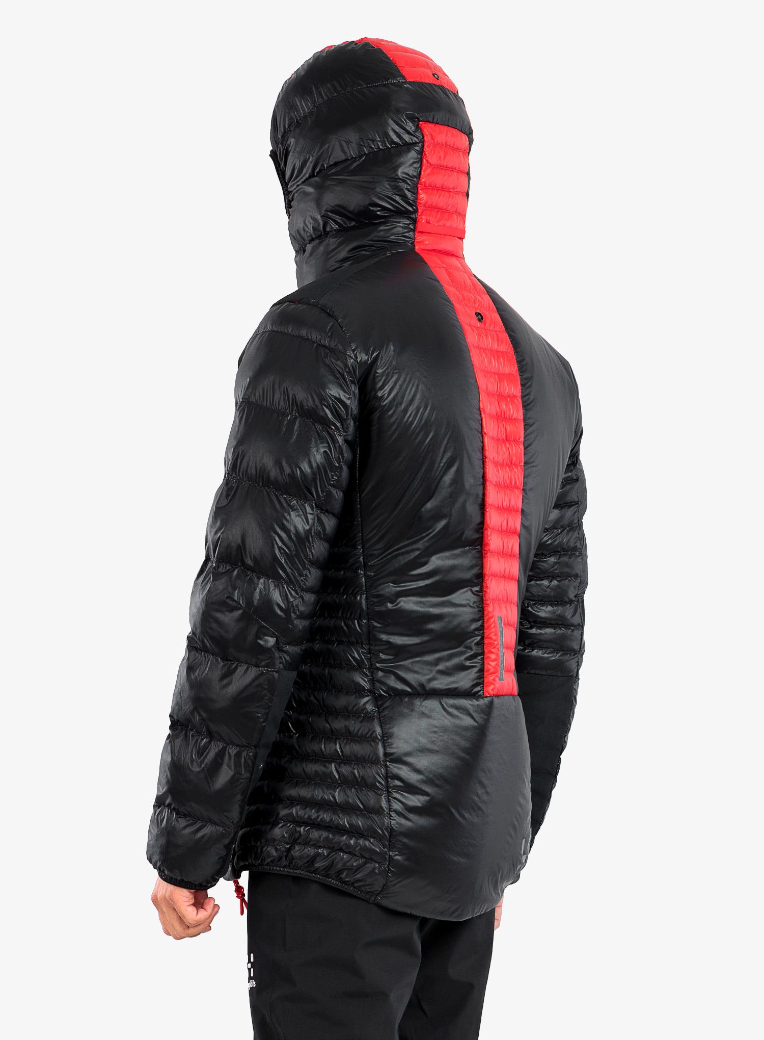 Пуховик Haglofs L.I.M ZT Down Jacket - true black/zenith red
