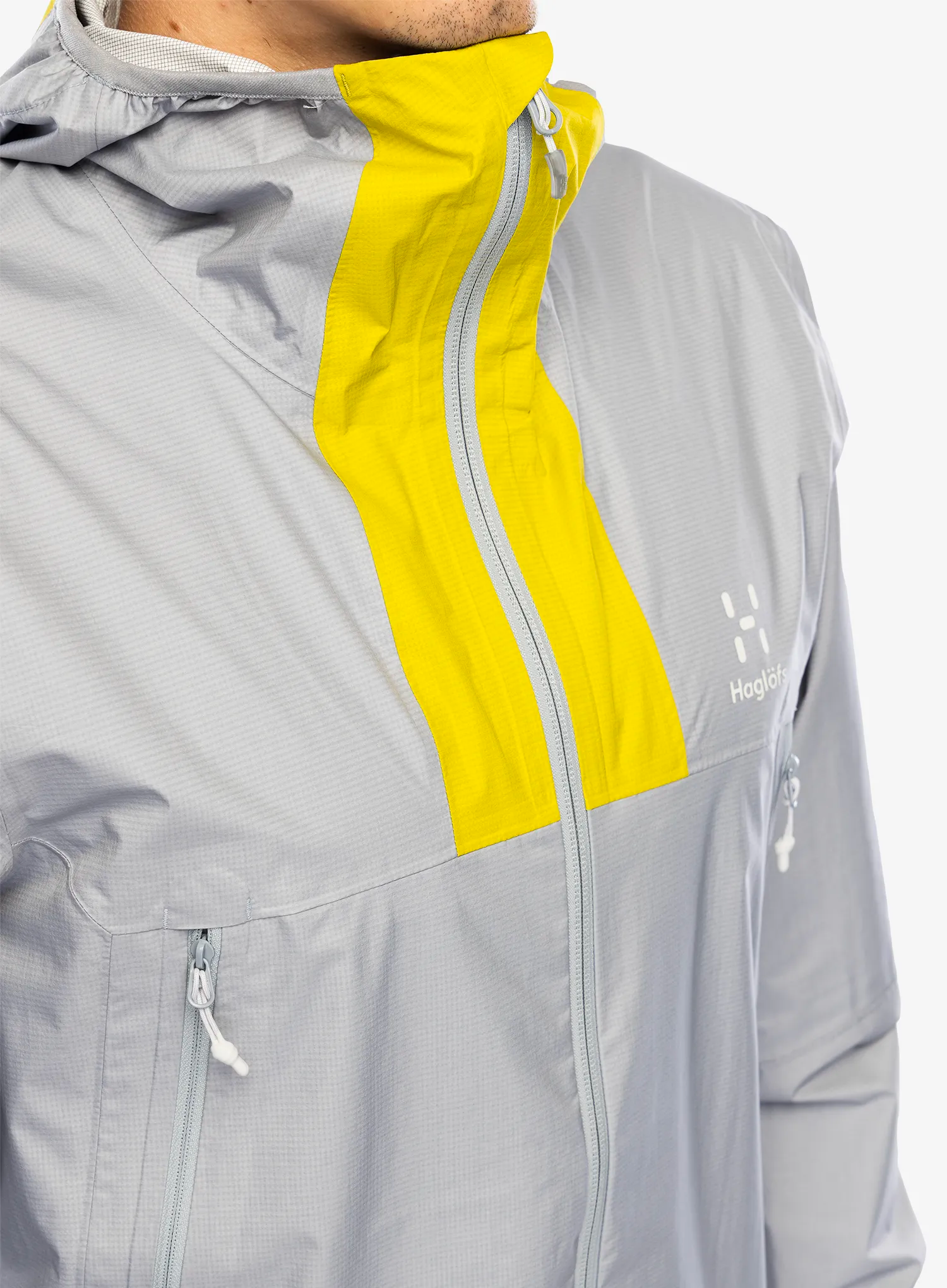 Куртка дощовик Haglofs L.I.M Proof Jacket - concrete/aurora