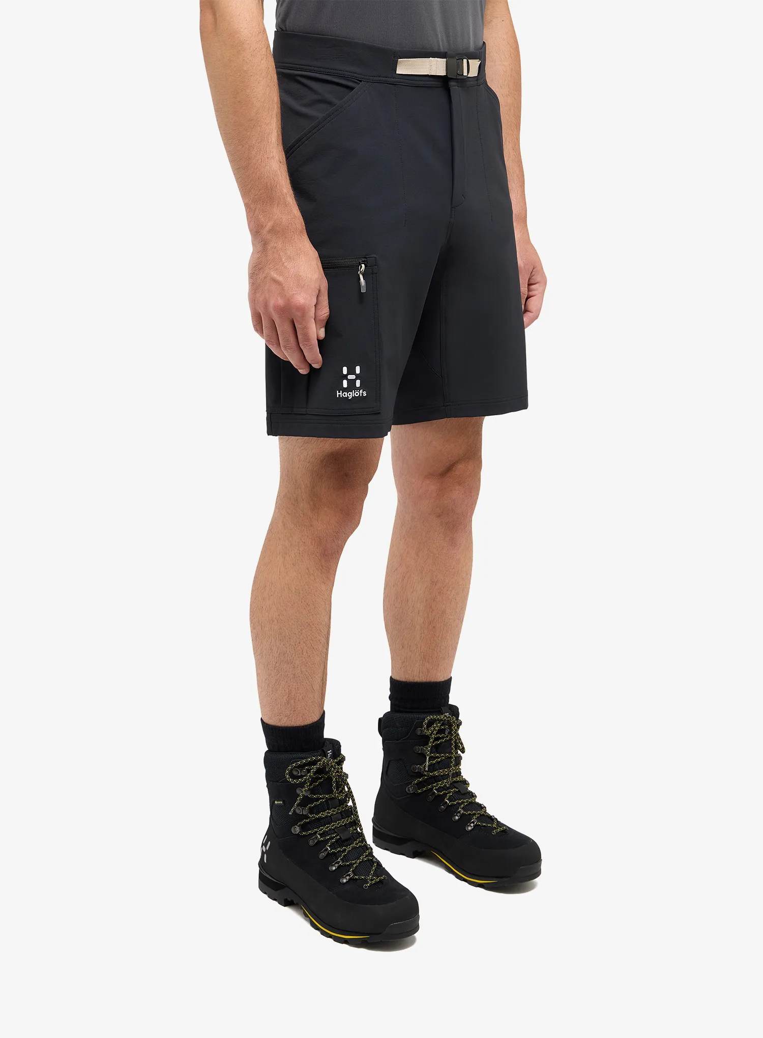 Шорти туристичні Haglofs Lizard Softshell Shorts - true black