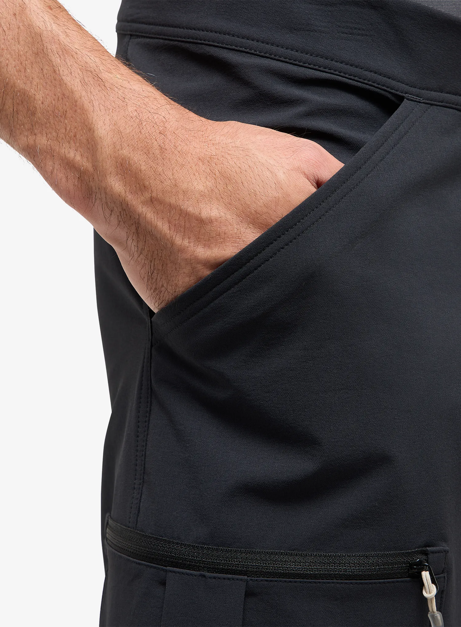Шорти туристичні Haglofs Lizard Softshell Shorts - true black