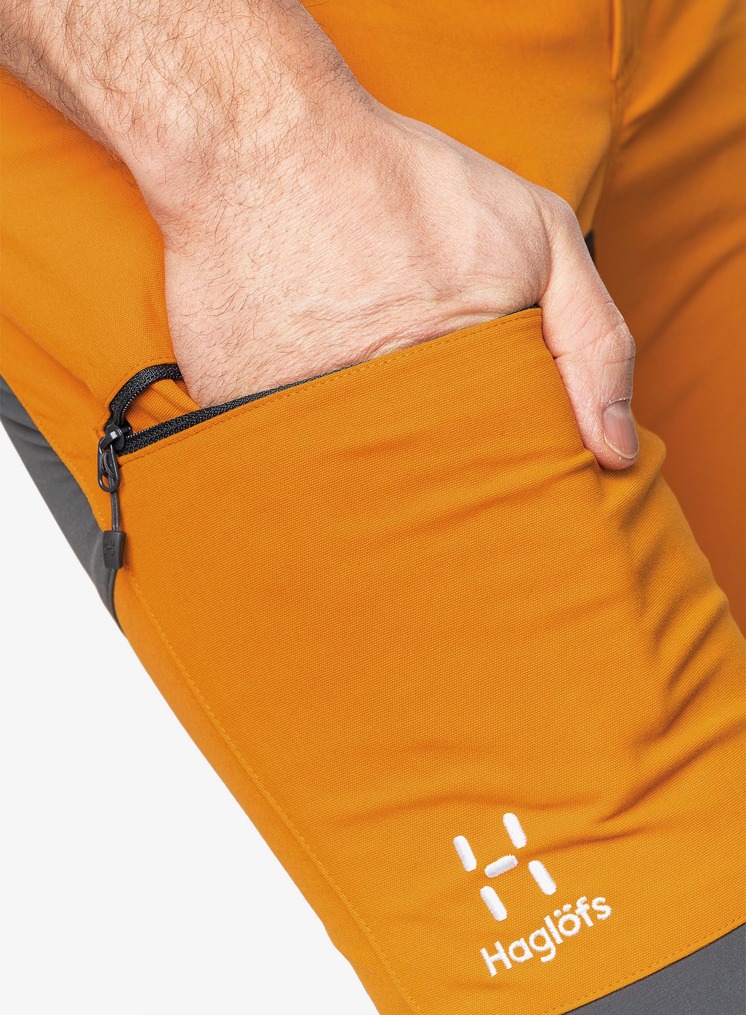 Штани трекінгові Haglofs Mid Slim Pant - desert yellow/magnetite