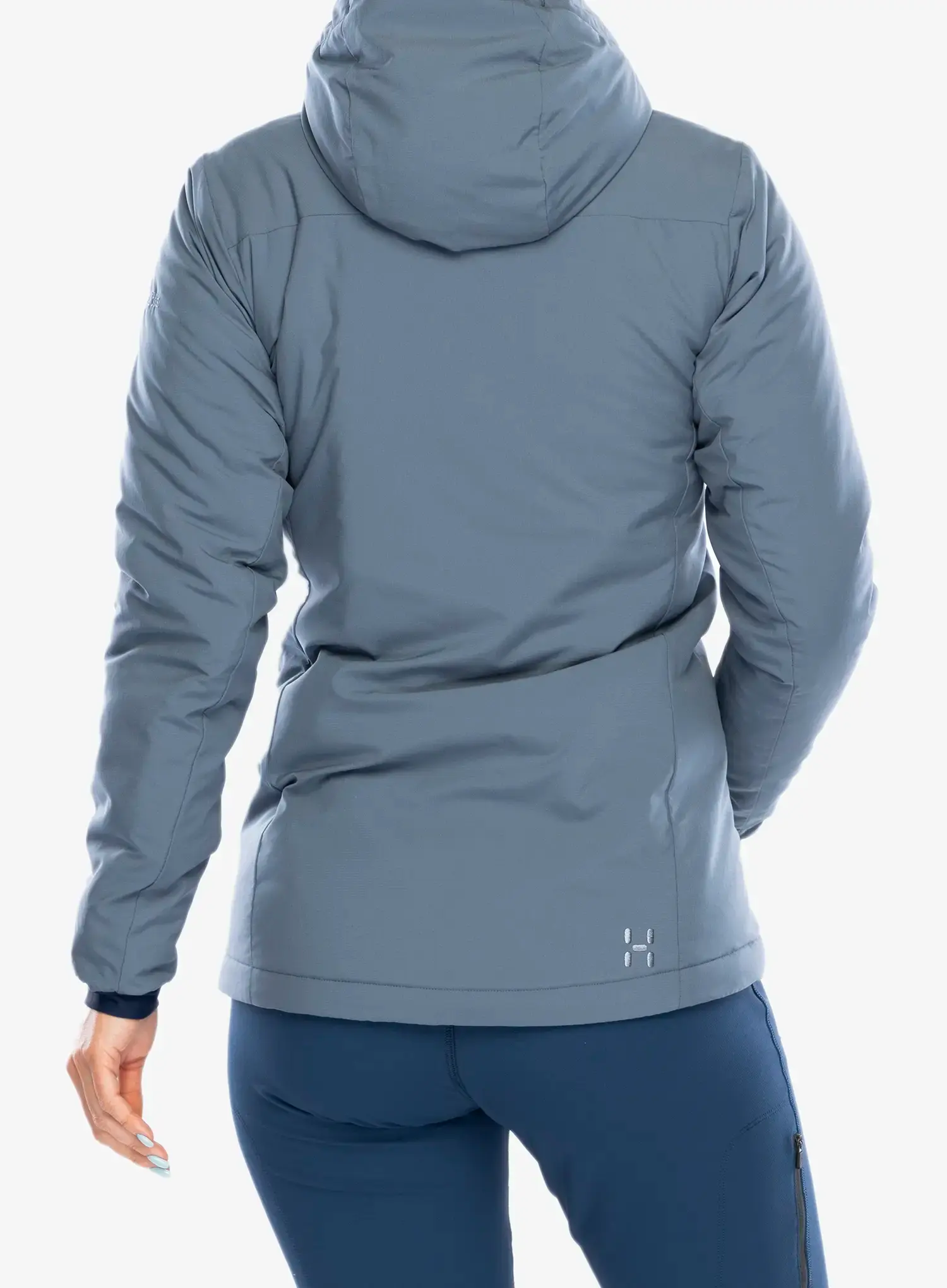 Куртка утеплена жіноча Haglofs Mimic Alert Hood - steel blue