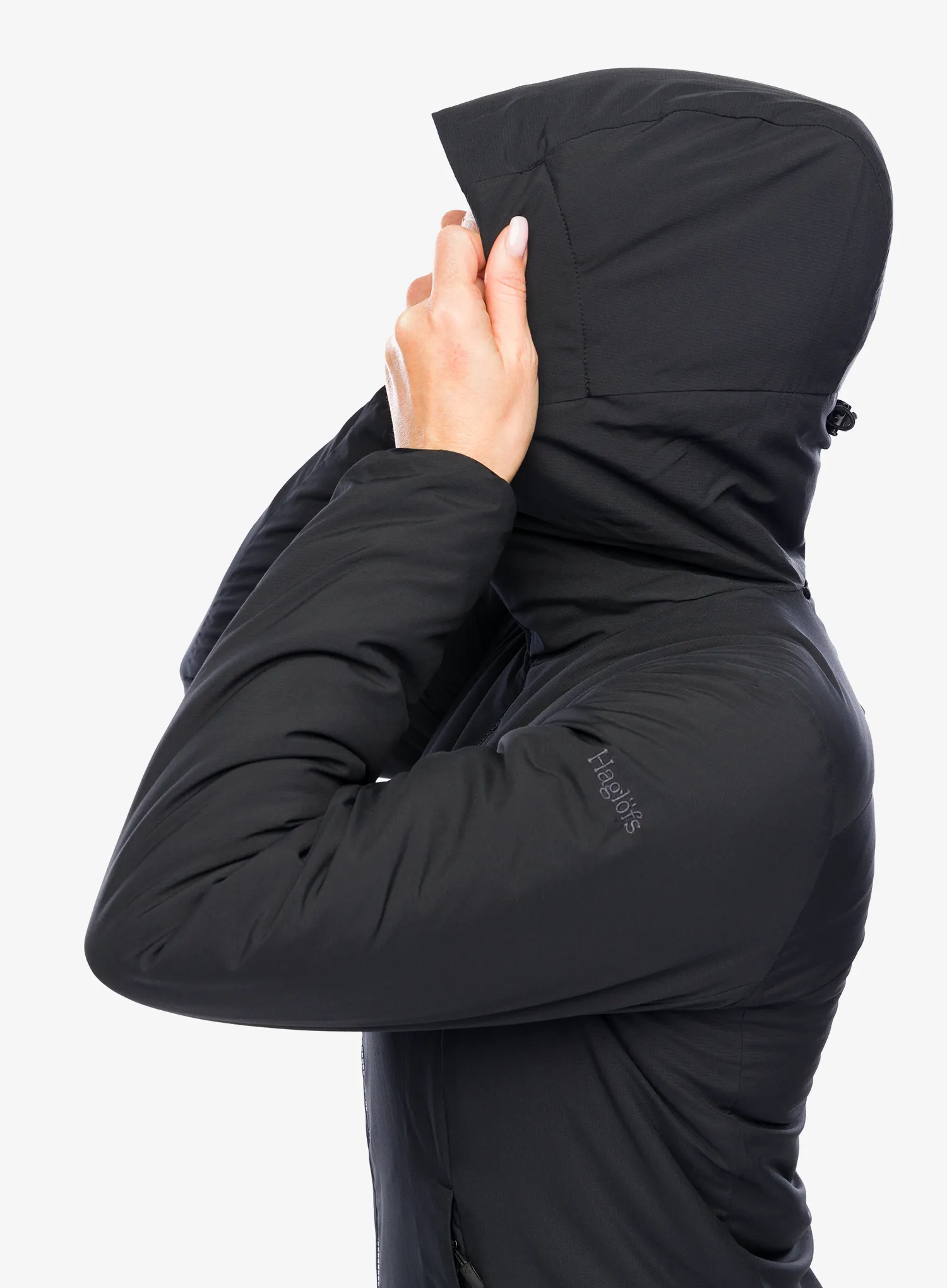 Куртка утеплена жіноча Haglofs Mimic Alert Hood - true black