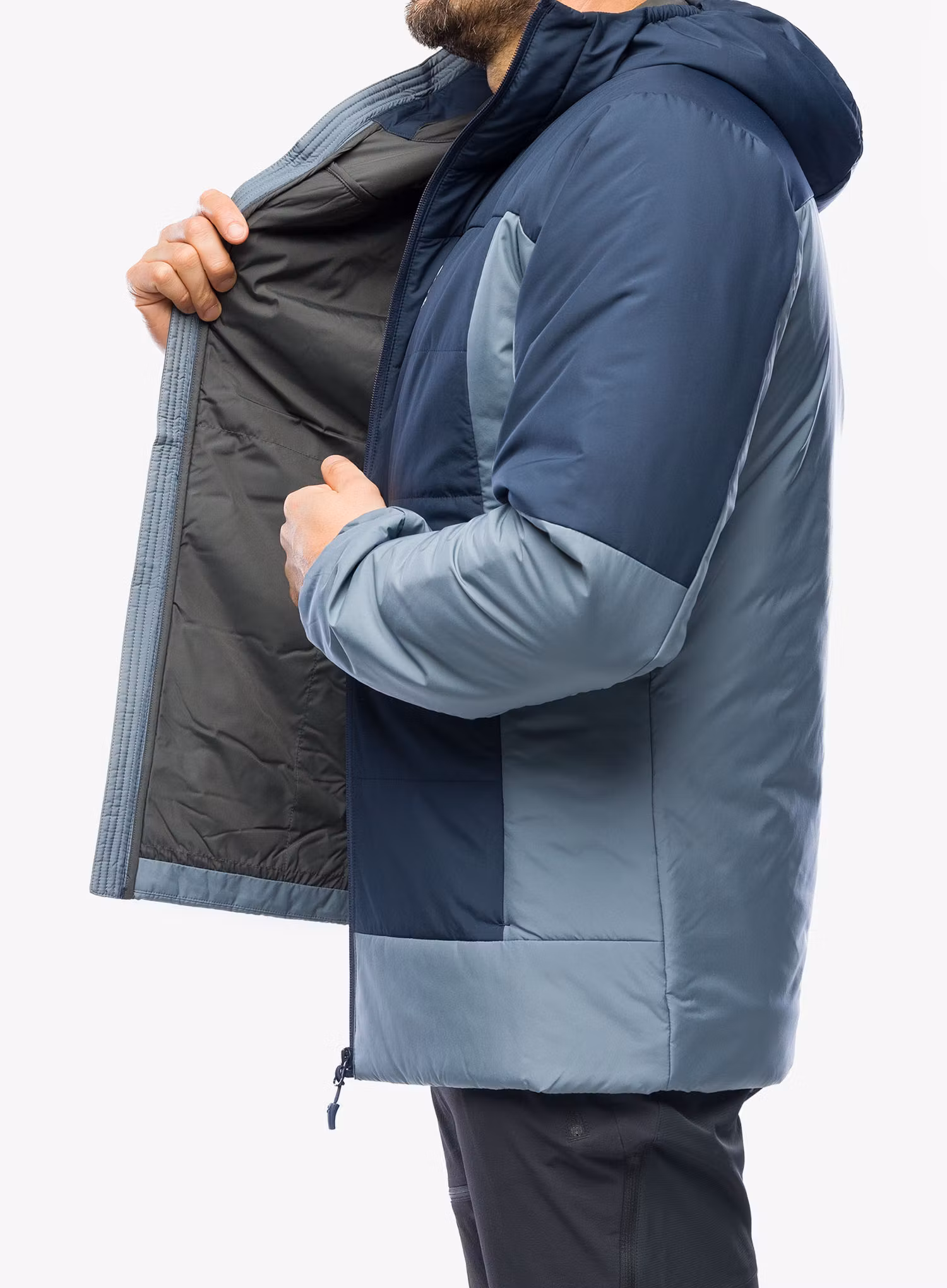 Куртка утеплена Haglofs Mimic Silver Hood - steel blue/tarn blue