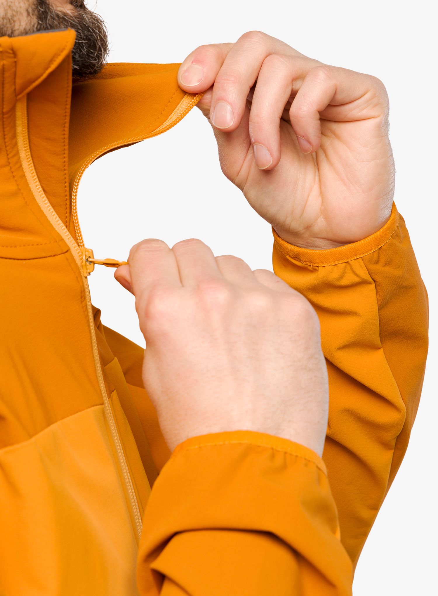 Куртка softshell Haglofs Moran Softshell Hood - desert yellow/golden brown