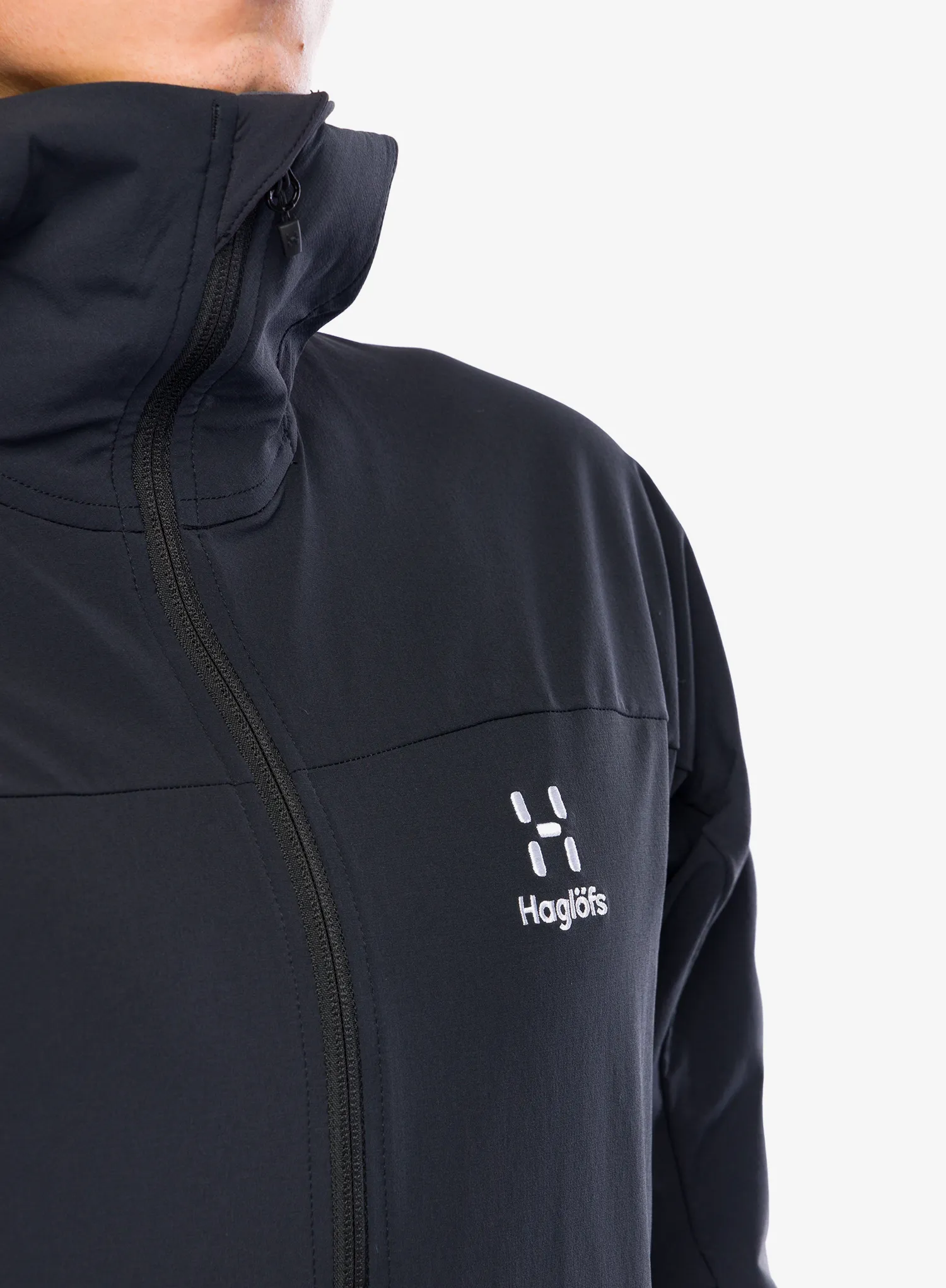 Куртка softshell Haglofs Moran Softshell Hood - true black