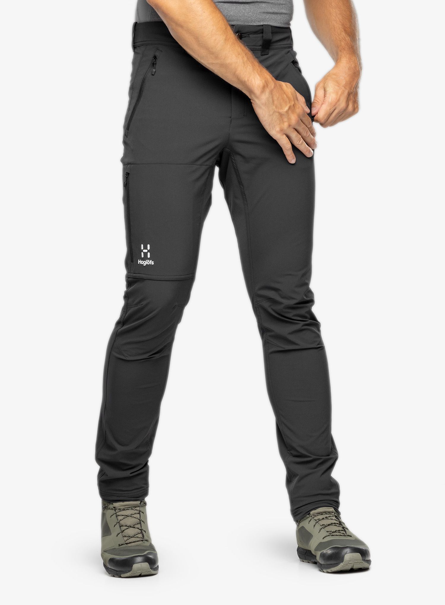 Штани softshell Haglofs Moran Softshell Slim Pant - true black