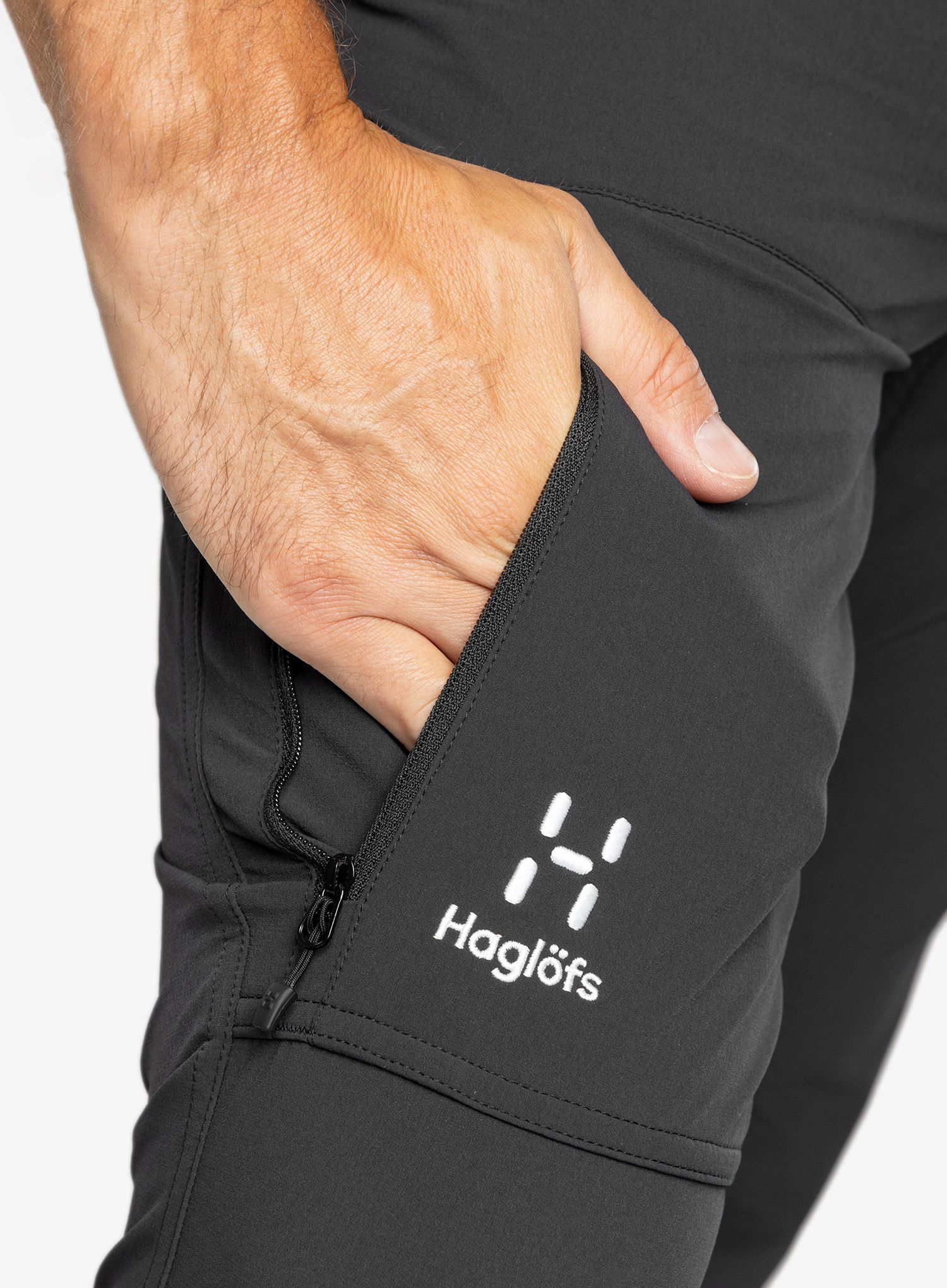 Штани softshell Haglofs Moran Softshell Slim Pant - true black