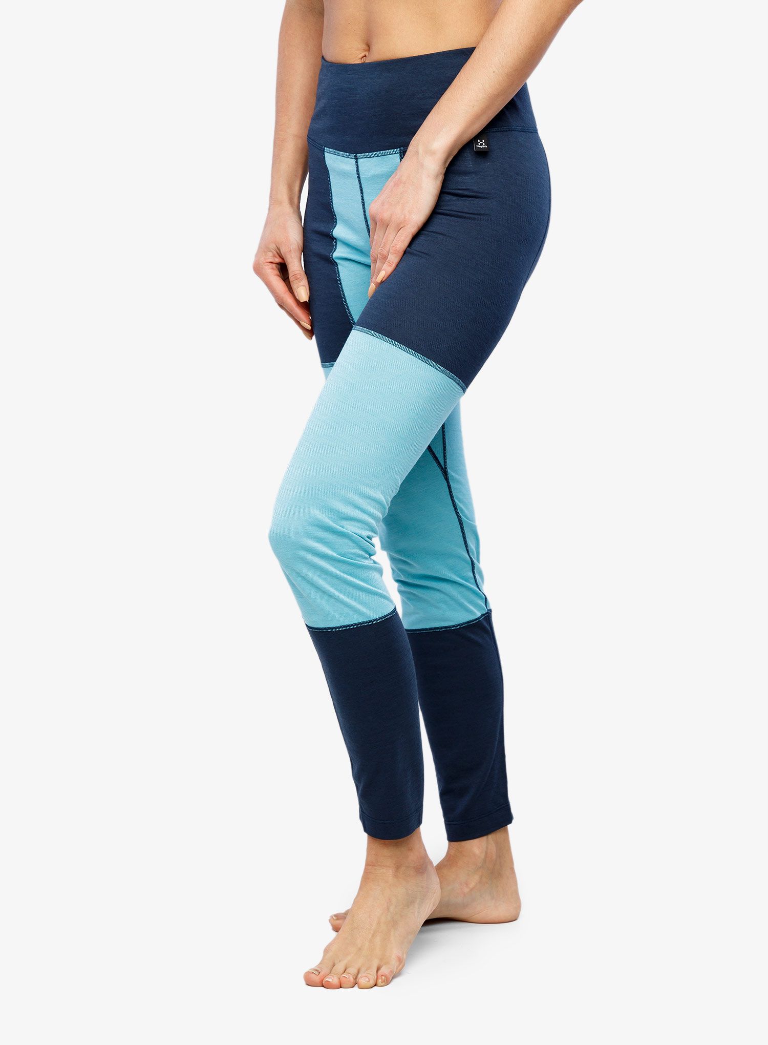 Термолегінси жіночі Haglofs Natural Blend Tech Long Johns - tarn blue/frost blue