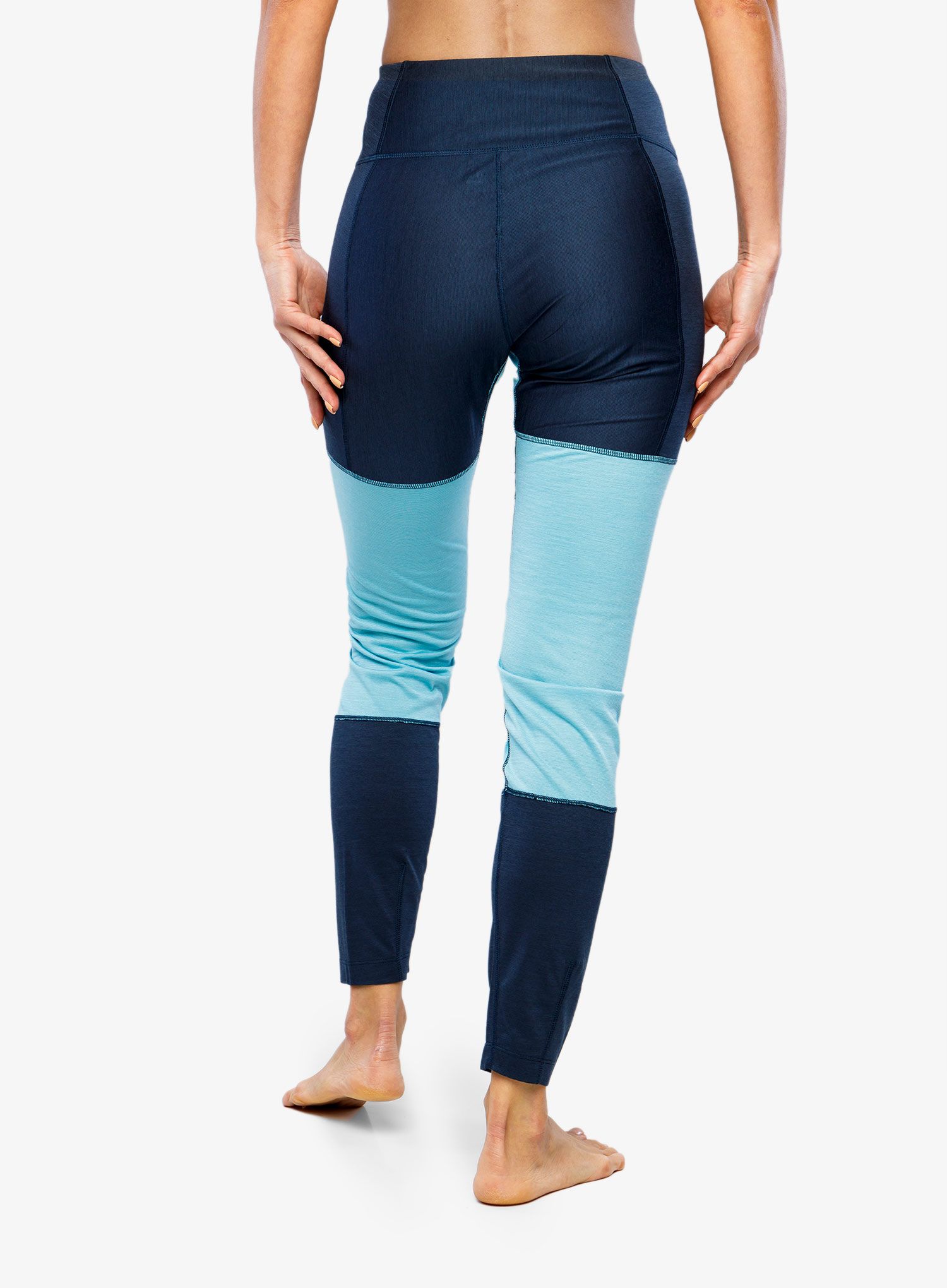 Термолегінси жіночі Haglofs Natural Blend Tech Long Johns - tarn blue/frost blue