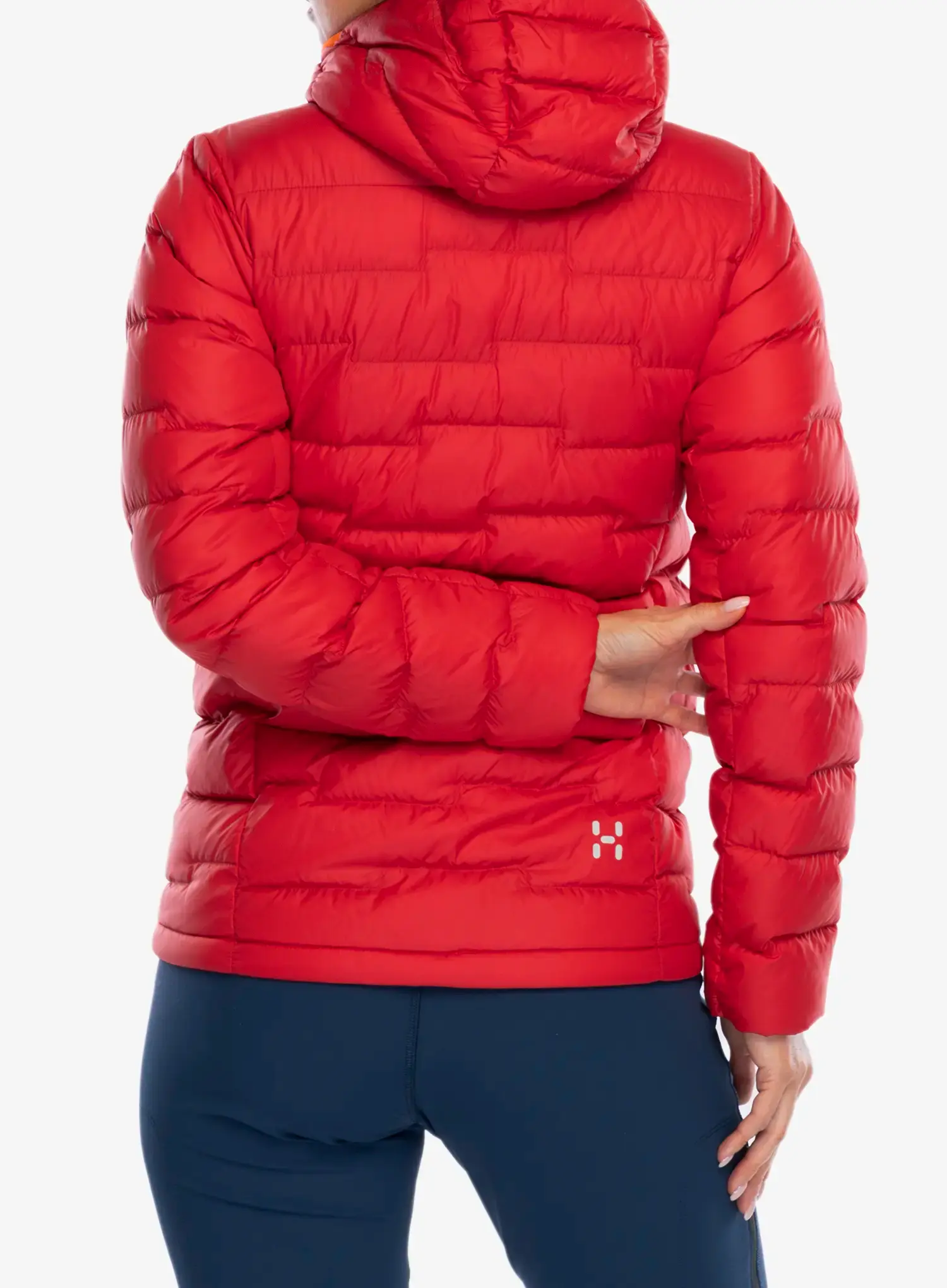 Пуховик жіноча Haglofs ROC Flash Down Hood - bright red