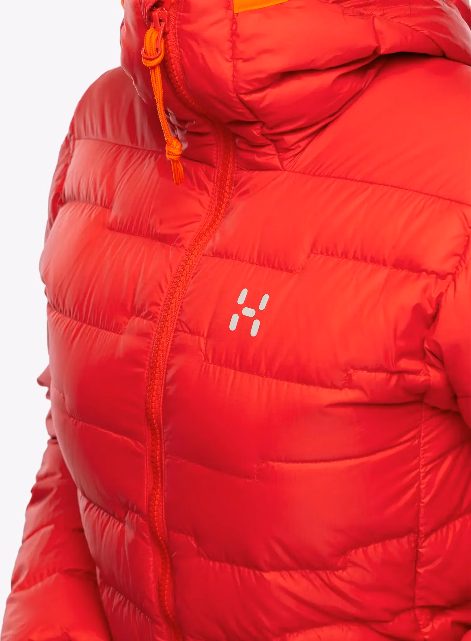 Пуховик жіноча Haglofs ROC Flash Down Hood - bright red