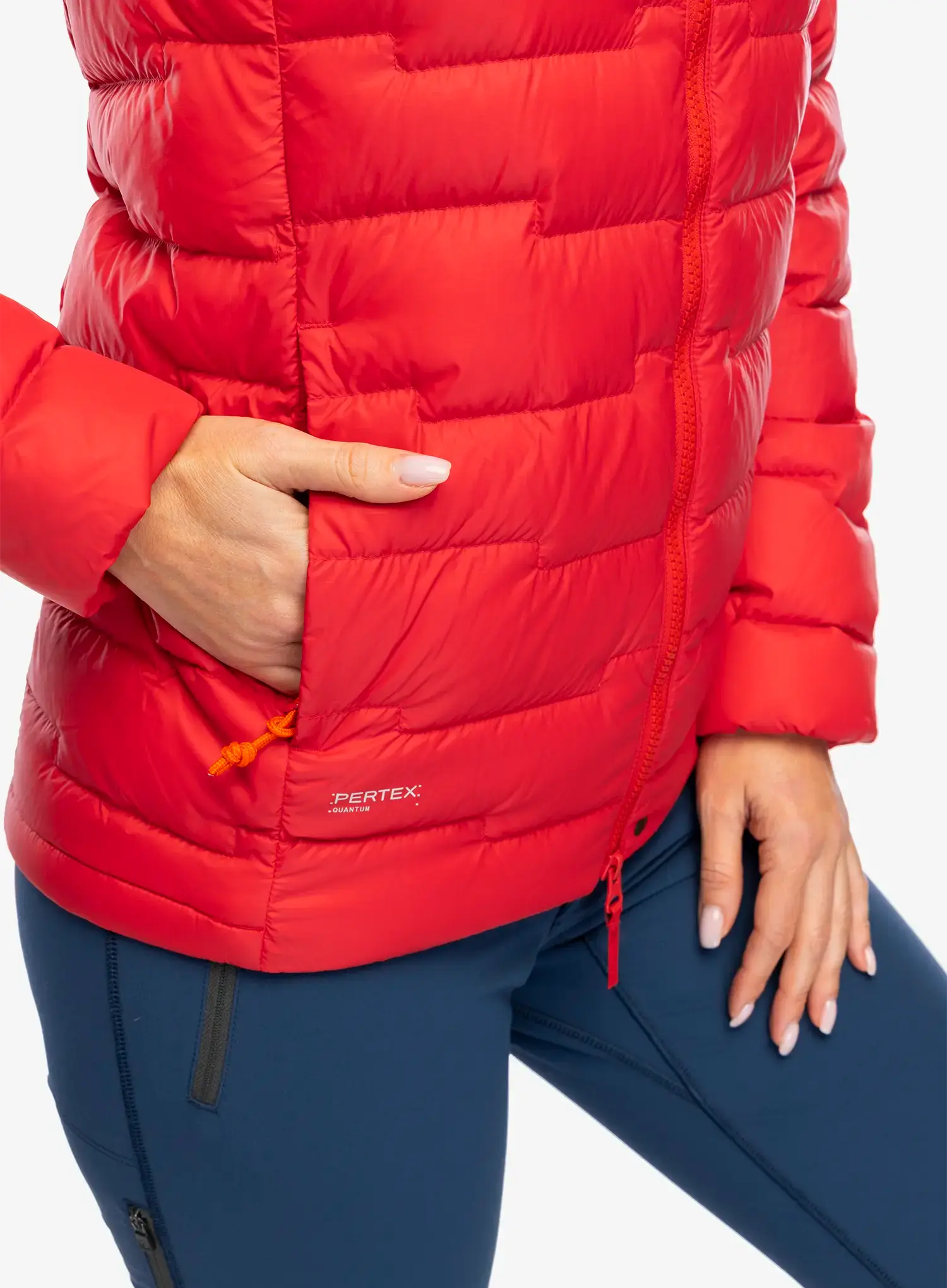 Пуховик жіноча Haglofs ROC Flash Down Hood - bright red