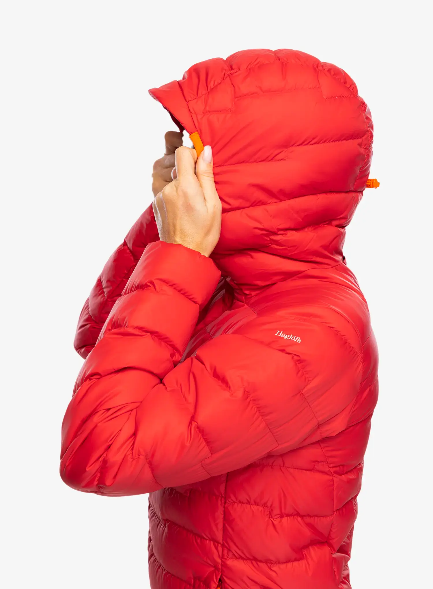 Пуховик жіноча Haglofs ROC Flash Down Hood - bright red