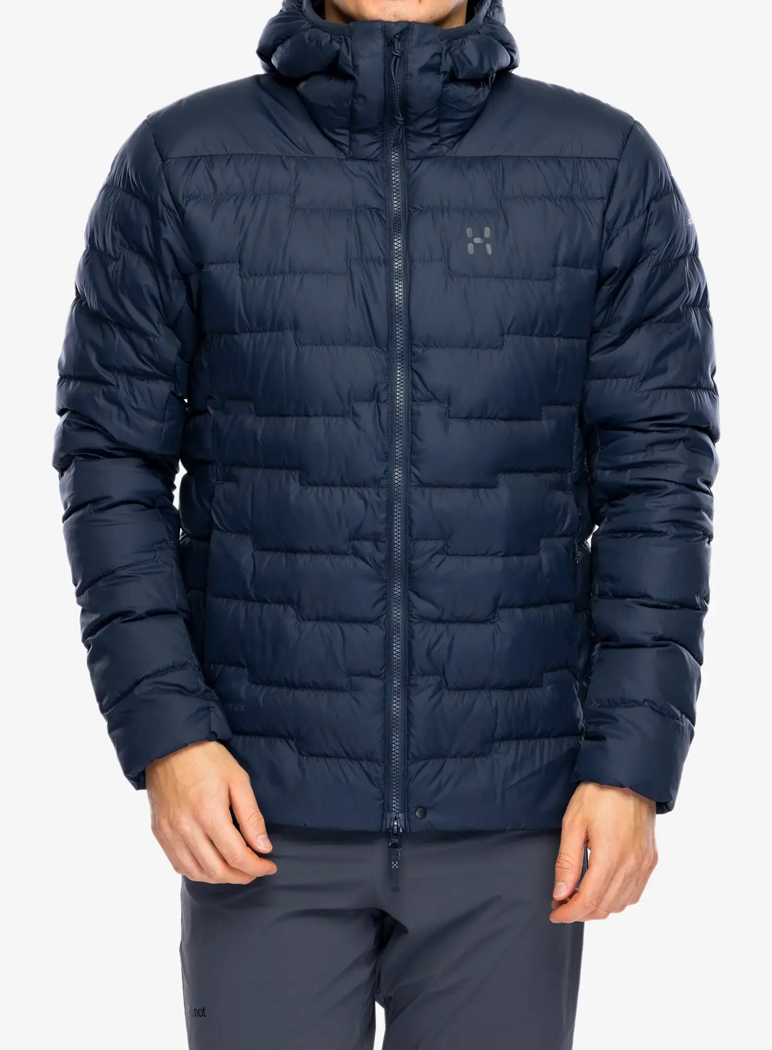Пуховик Haglofs ROC Flash Down Hood - tarn blue