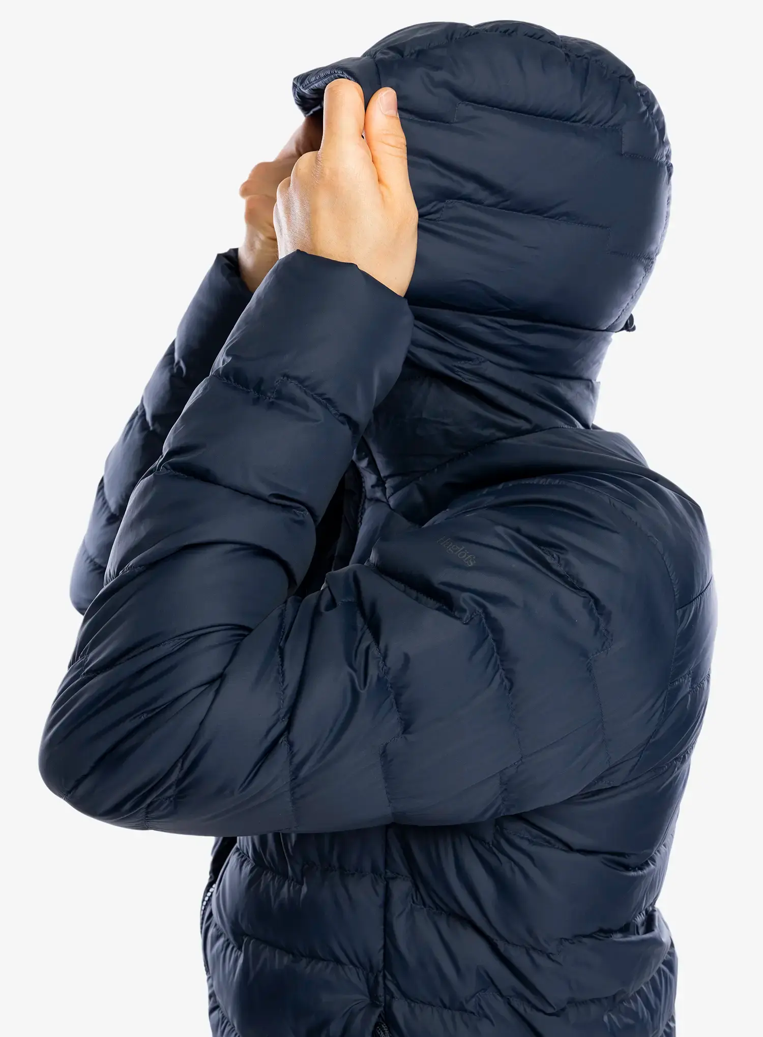 Пуховик Haglofs ROC Flash Down Hood - tarn blue