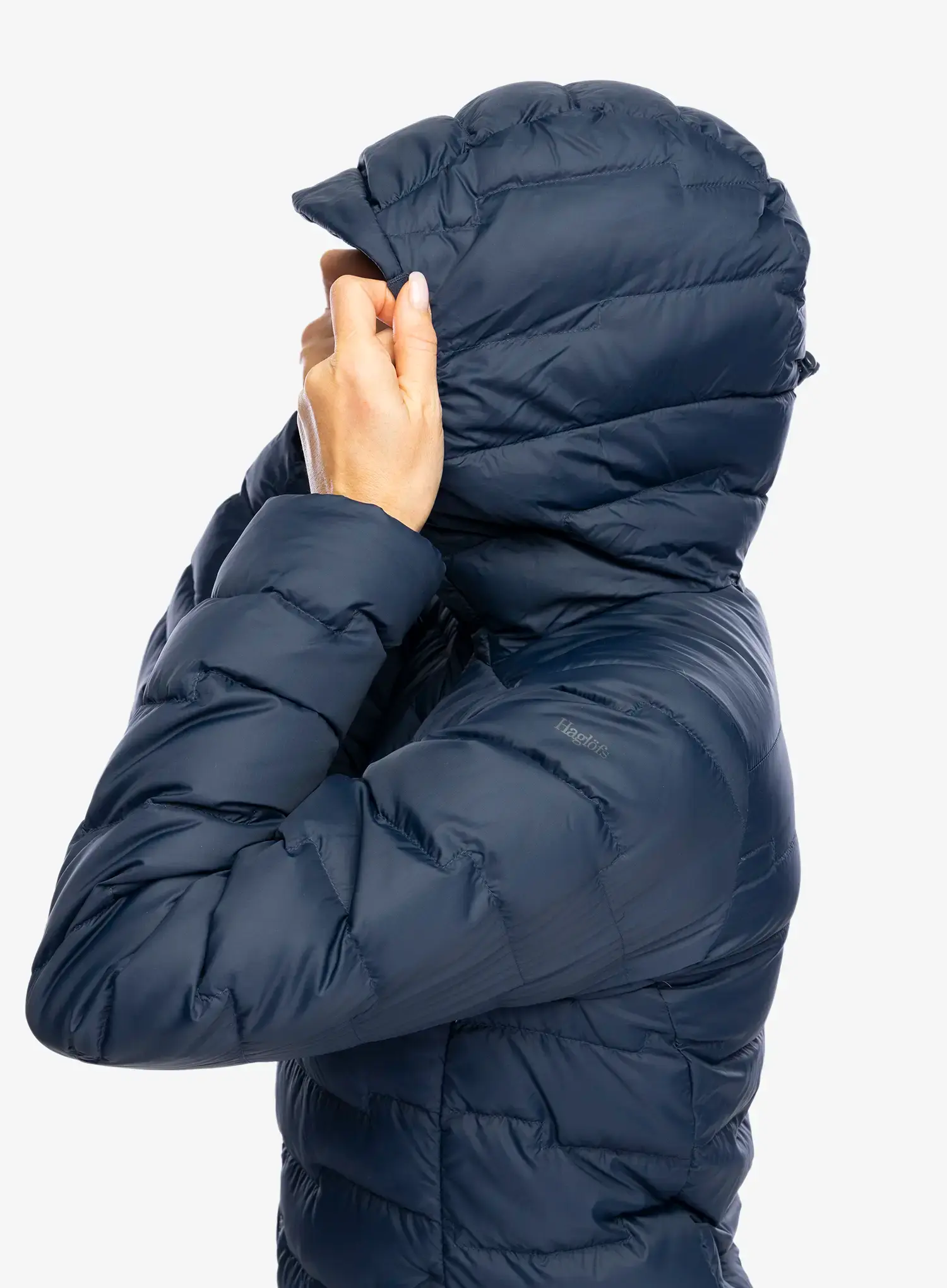 Пуховик жіноча Haglofs ROC Flash Down Hood - tarn blue