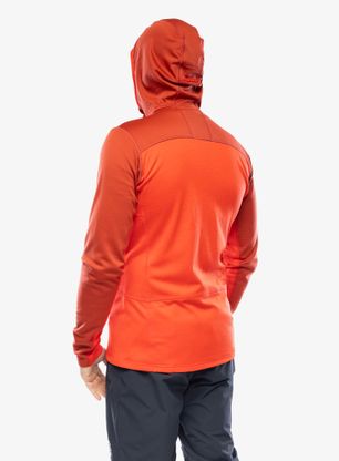 Кофта флісова Haglofs ROC Flash Mid Hood - corrosion/zenith red