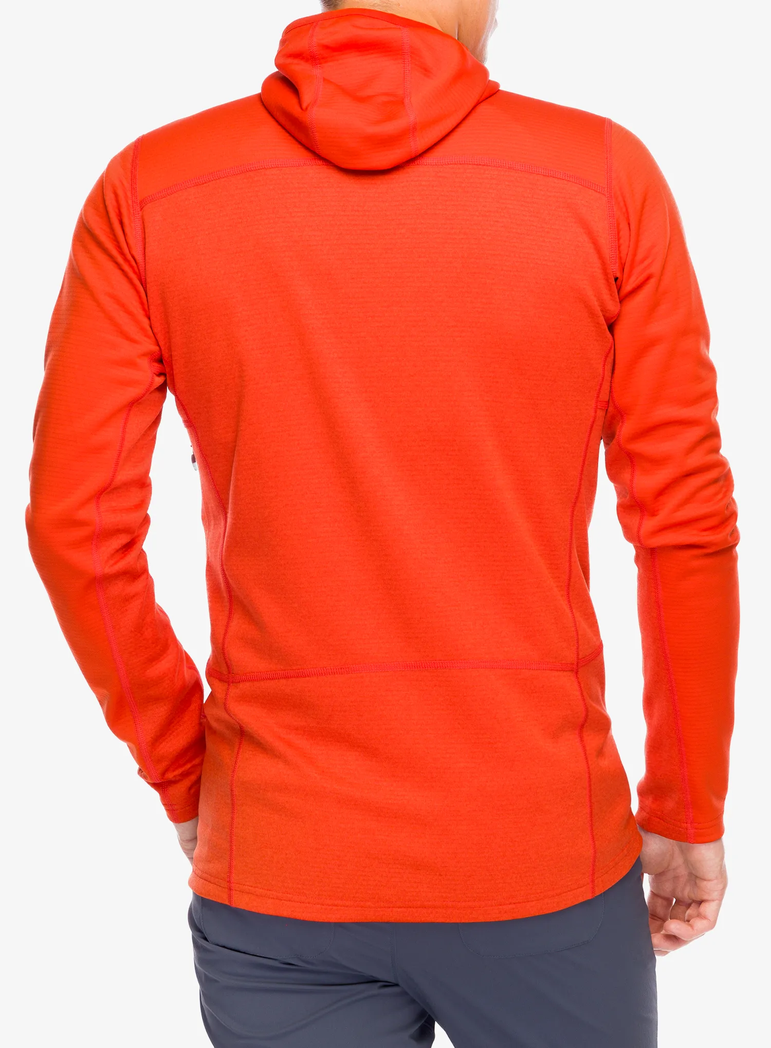 Кофта з каптуром Haglofs ROC Flash Mid Hood - habanero