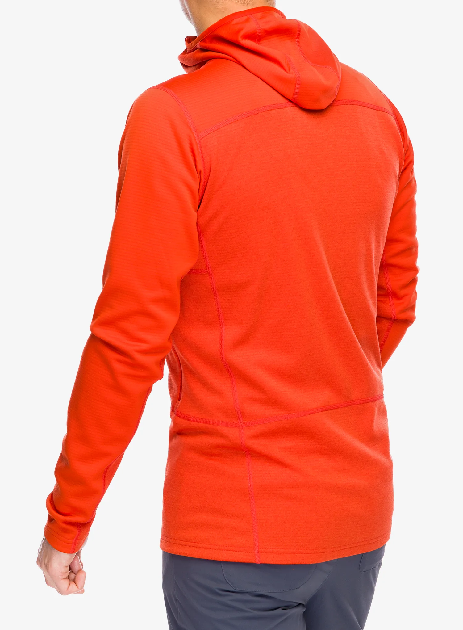 Кофта з каптуром Haglofs ROC Flash Mid Hood - habanero