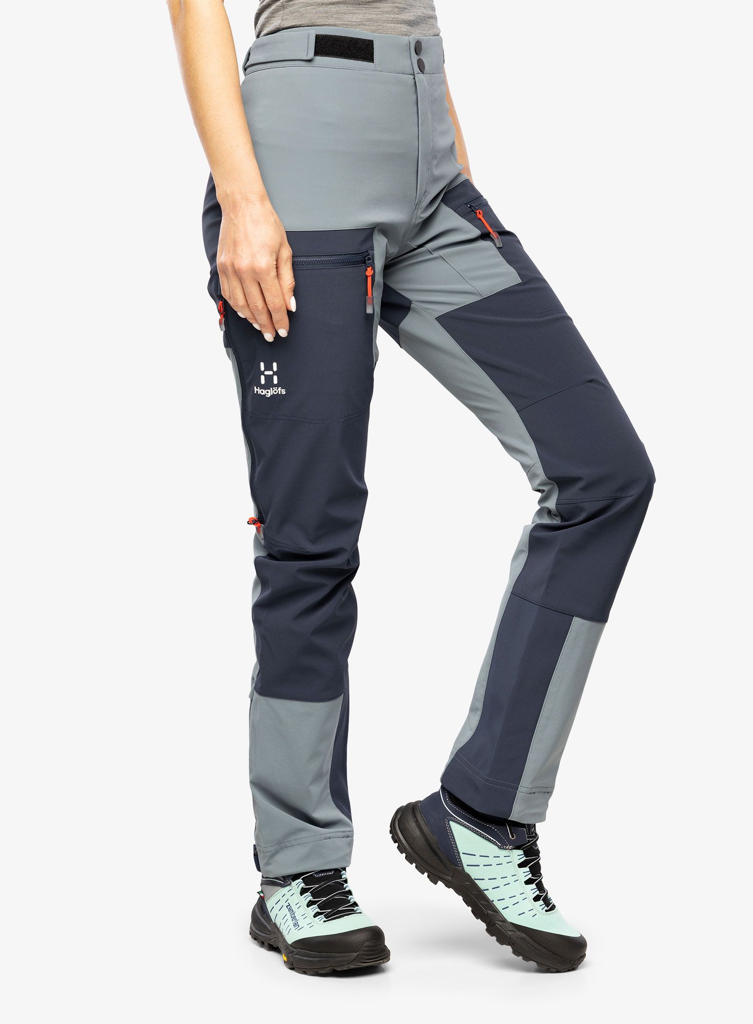 Штани softshell жіночі Haglofs ROC Sight Softshell Pant - steel blue/tarn blue