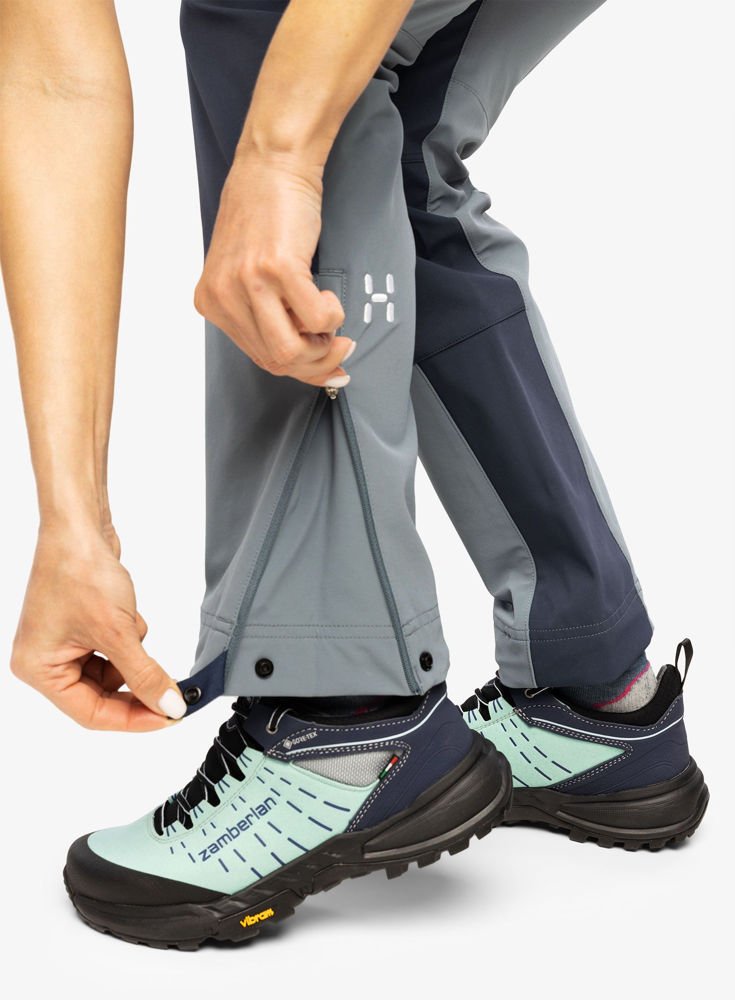 Штани softshell жіночі Haglofs ROC Sight Softshell Pant - steel blue/tarn blue