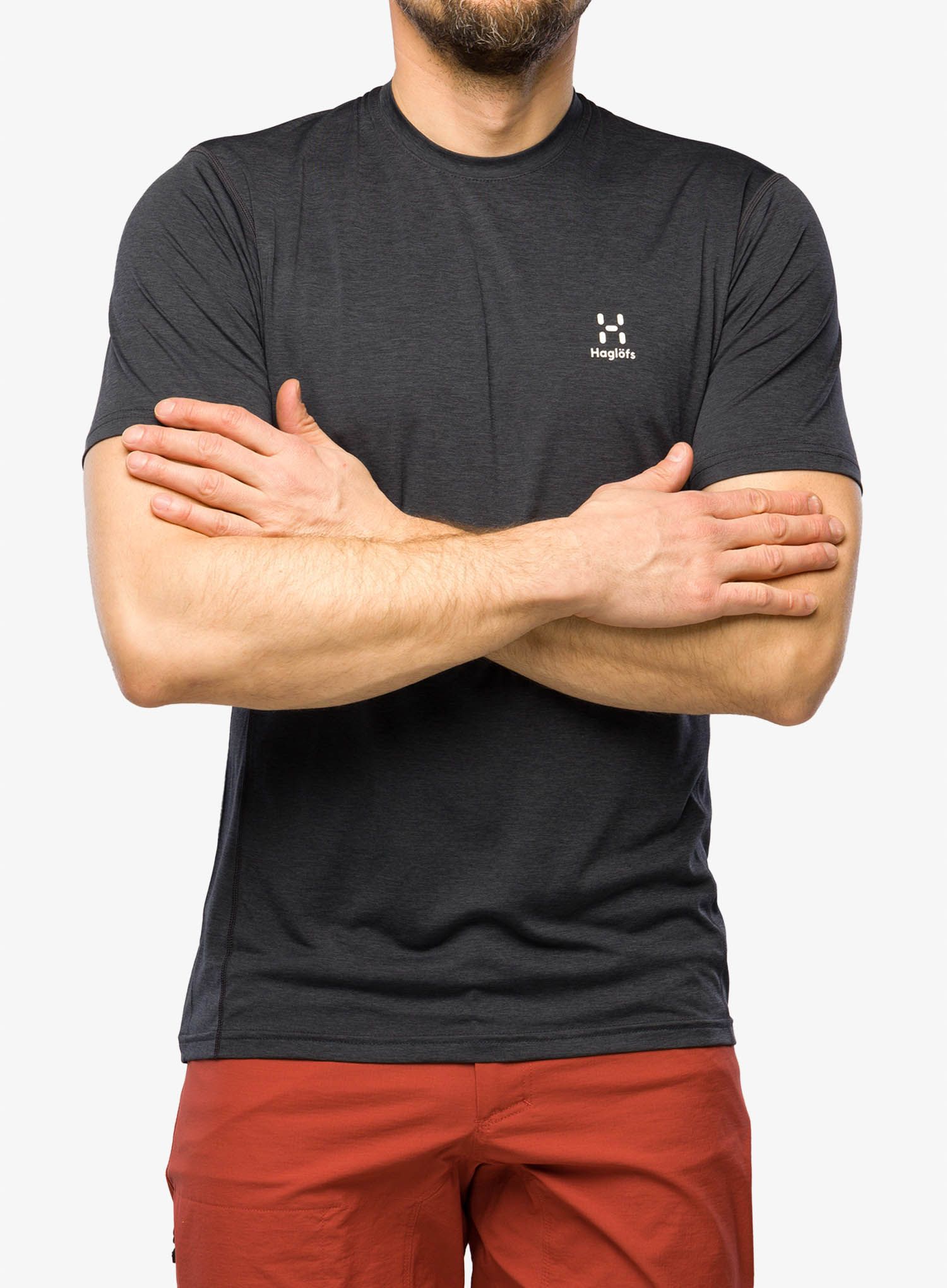 Швидковисихаюча футболка Haglofs Ridge Tee - true black