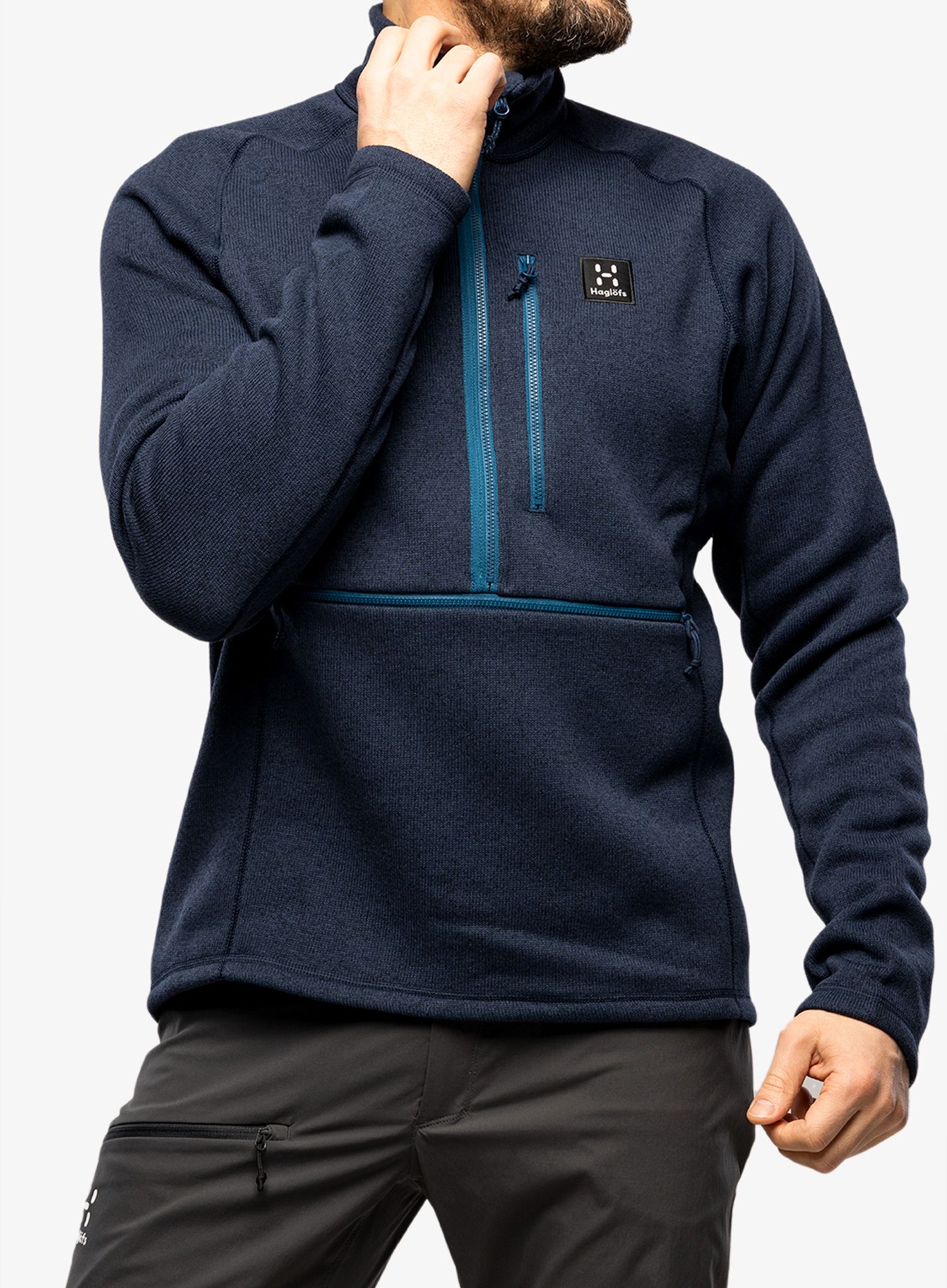 Кофта на блискавці 1/2 Haglofs Risberg 1/2 Zip - tarn blue