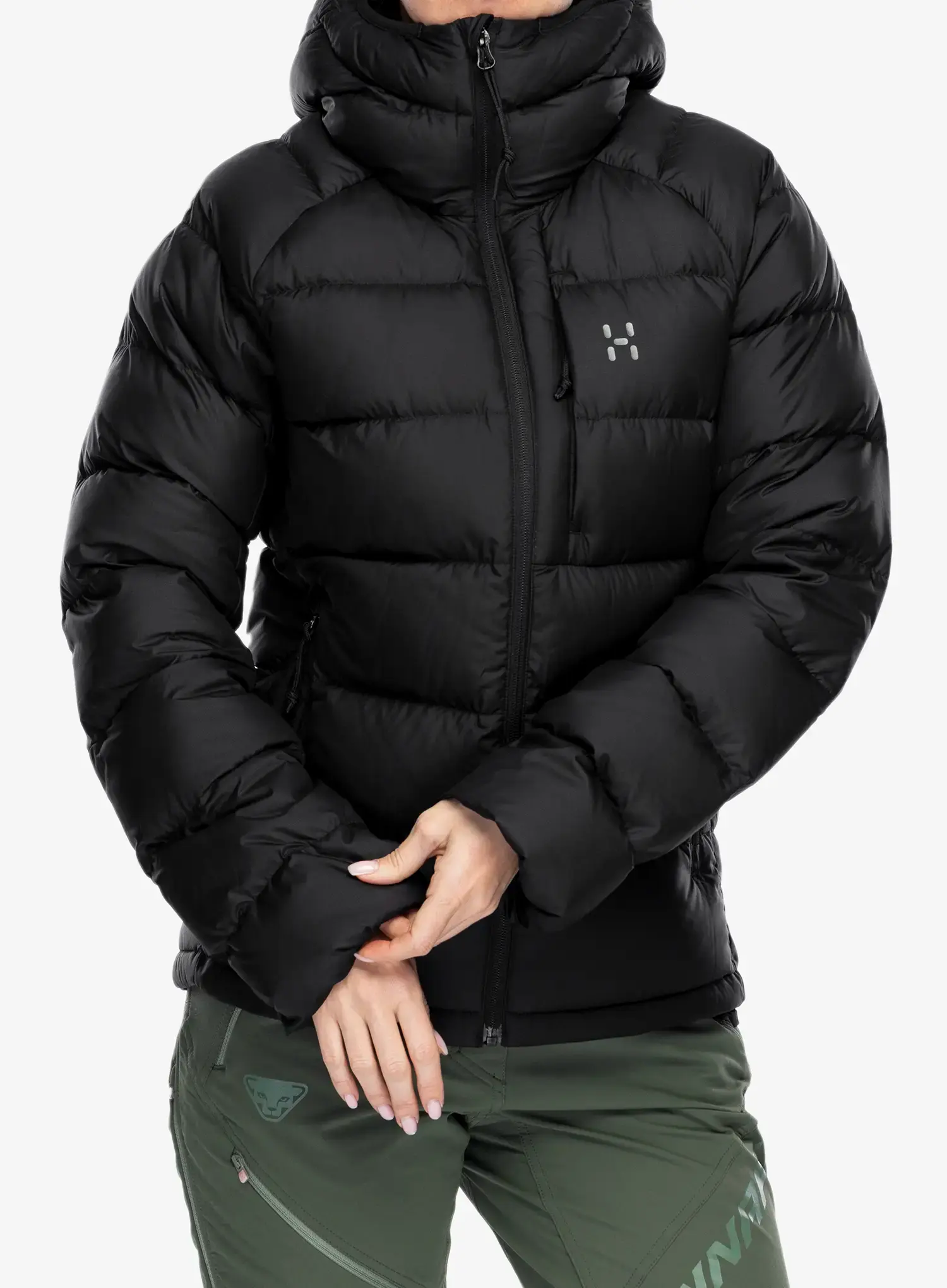 Пуховик жіноча Haglofs Rosson Down Hood - true black