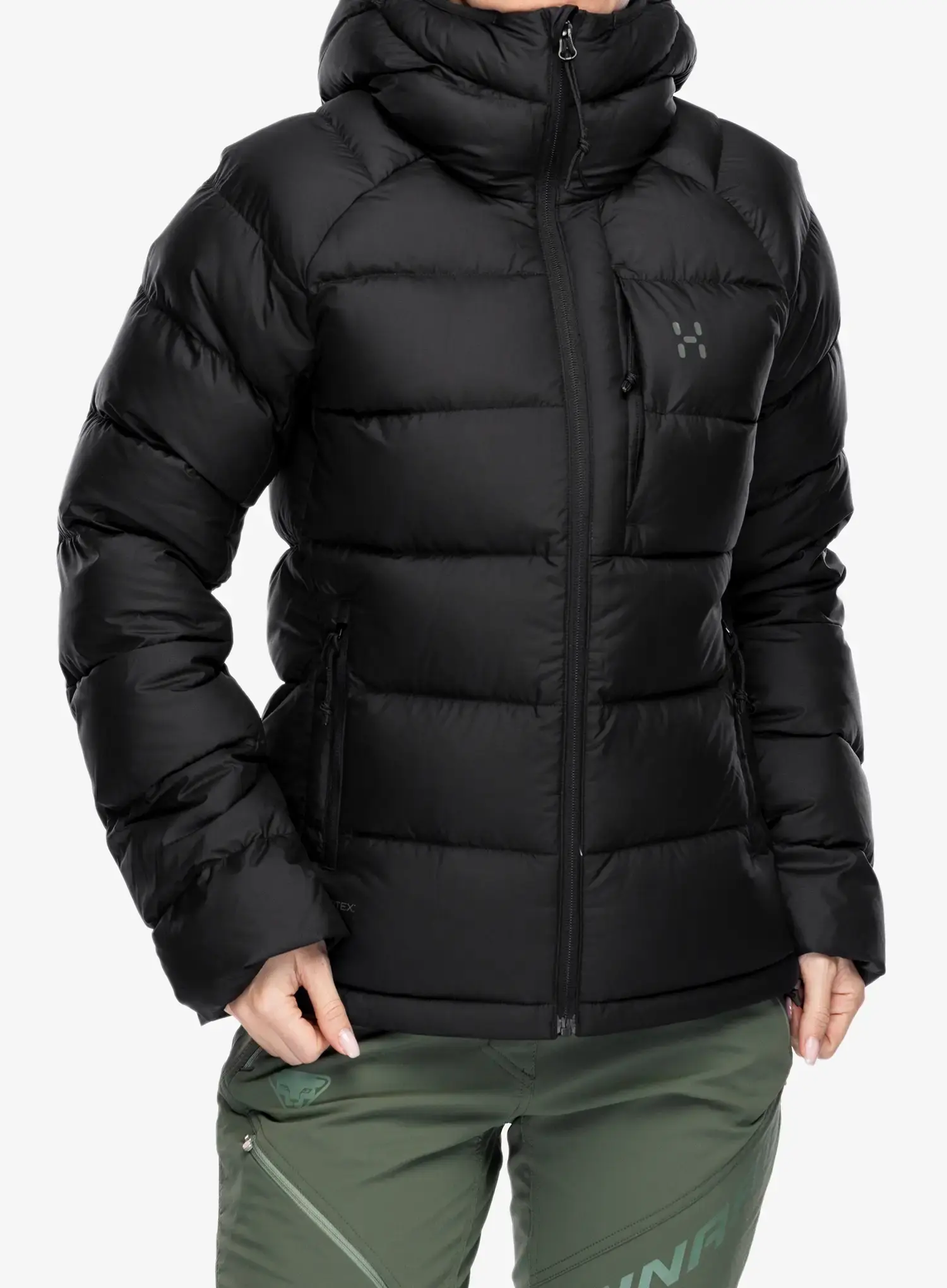 Пуховик жіноча Haglofs Rosson Down Hood - true black