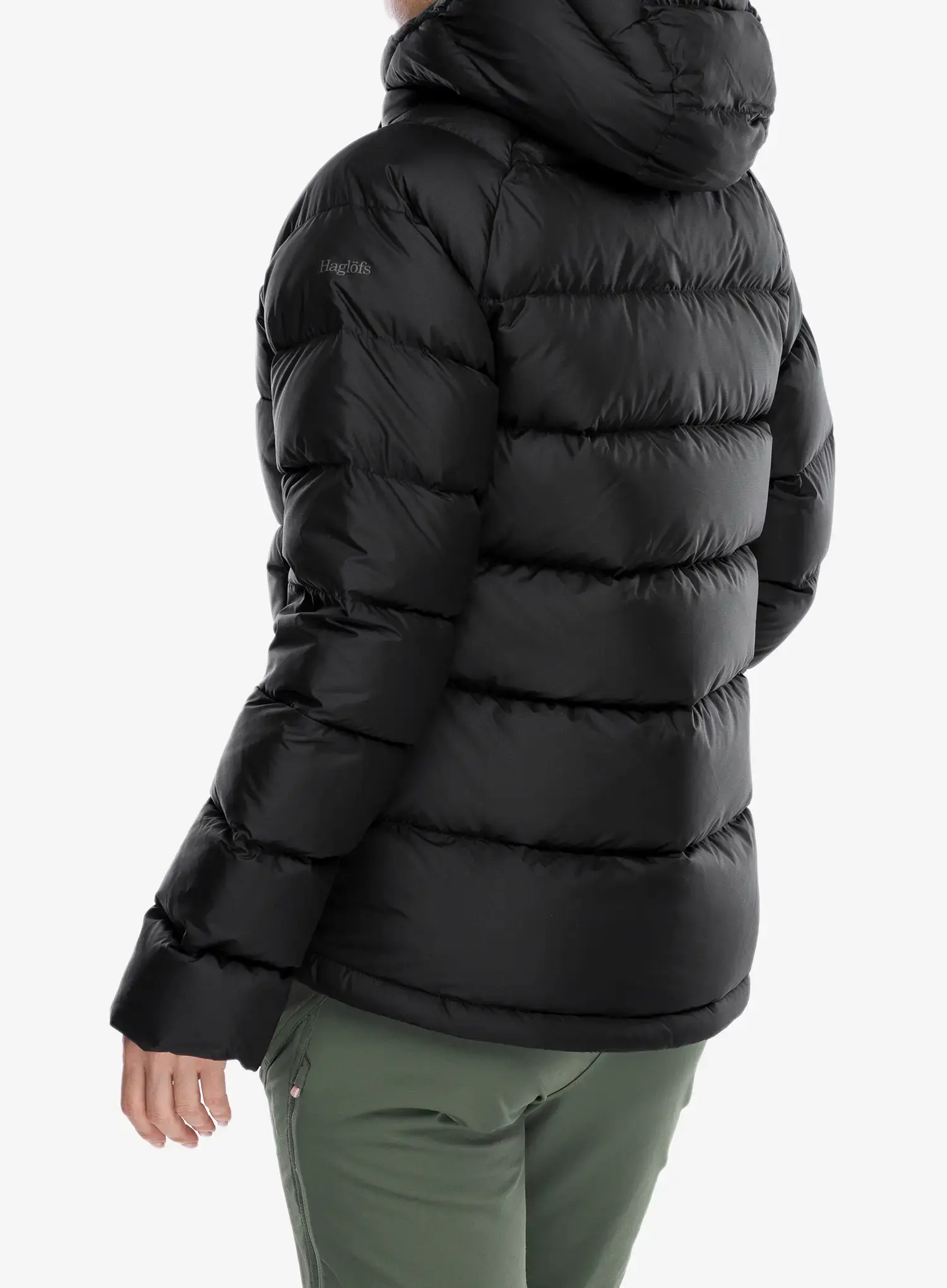 Пуховик жіноча Haglofs Rosson Down Hood - true black