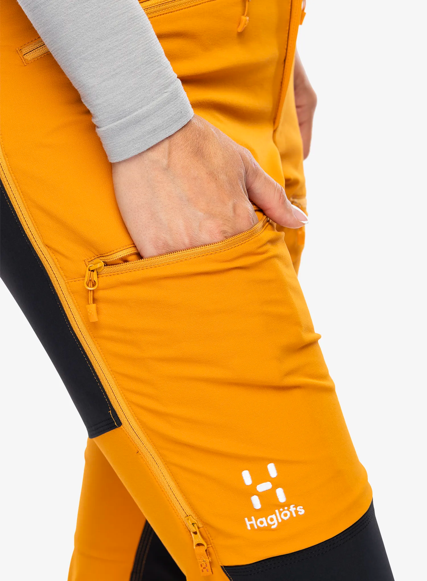 Штани жіночі Haglofs Rugged Slim Pant - desert yellow/true black