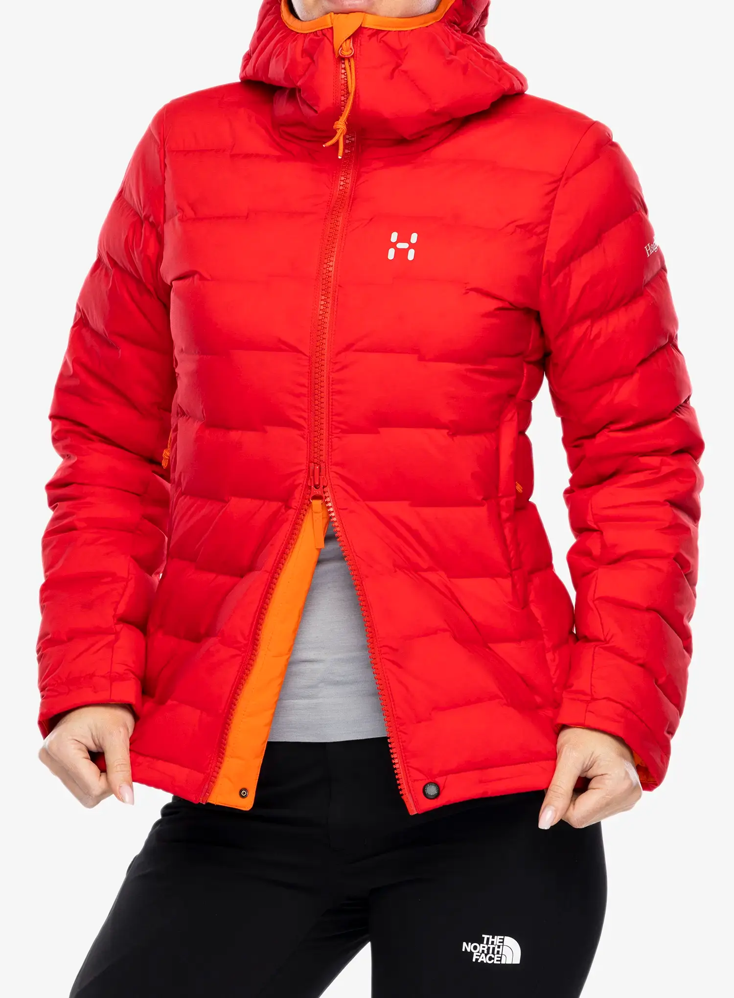 Пуховик жіноча Haglofs Spitz Down Hood - bright red