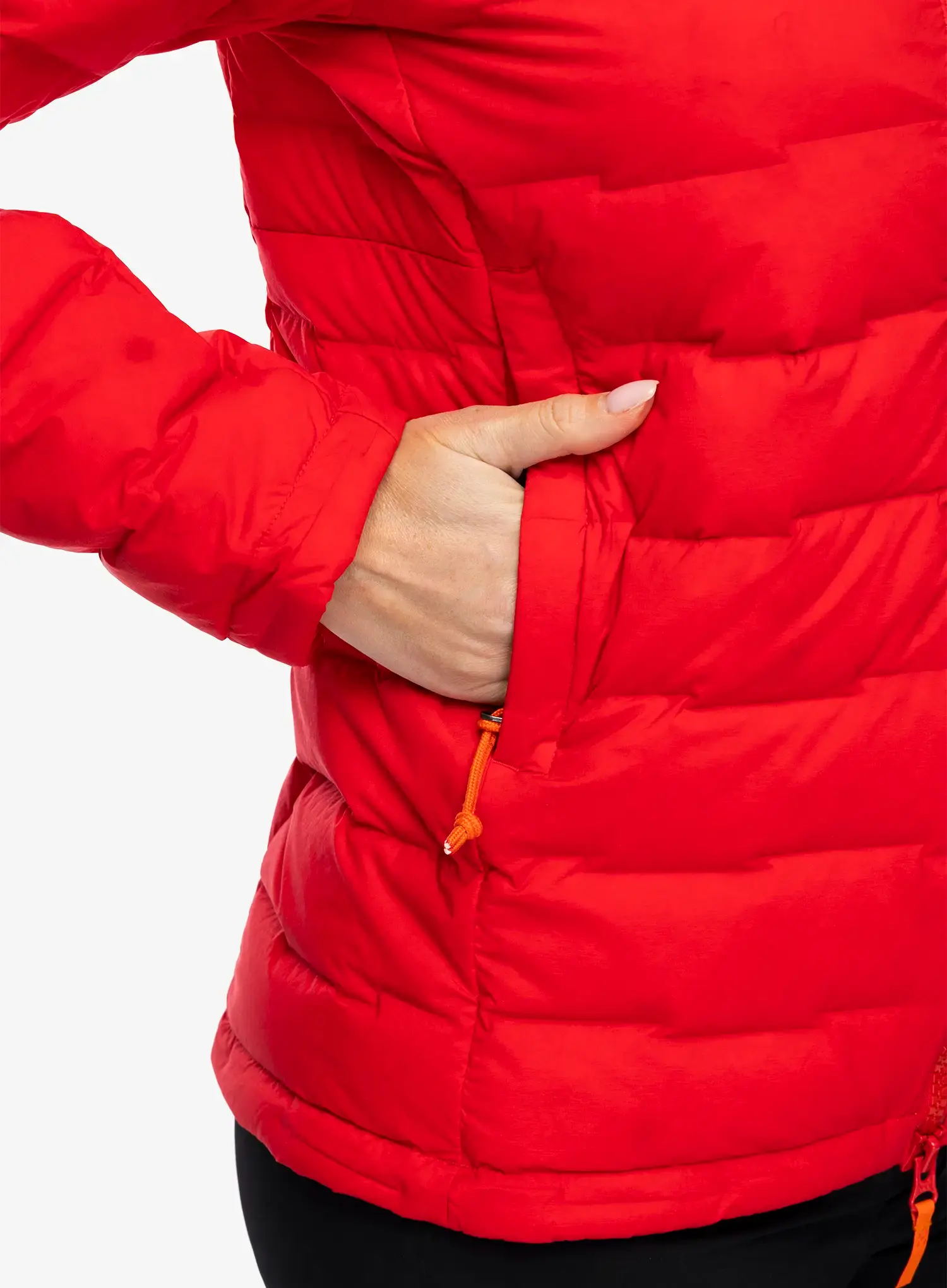Пуховик жіноча Haglofs Spitz Down Hood - bright red