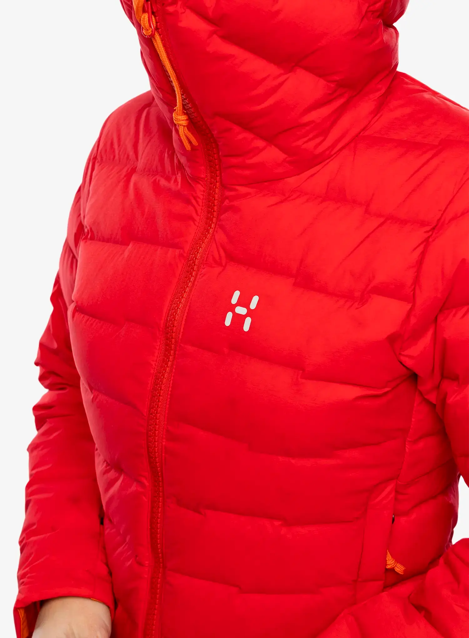 Пуховик жіноча Haglofs Spitz Down Hood - bright red