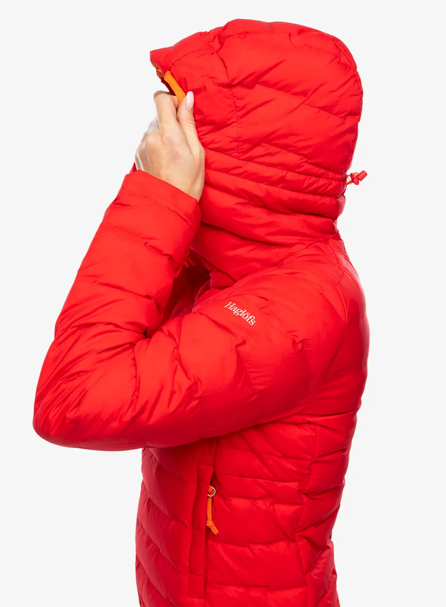 Пуховик жіноча Haglofs Spitz Down Hood - bright red