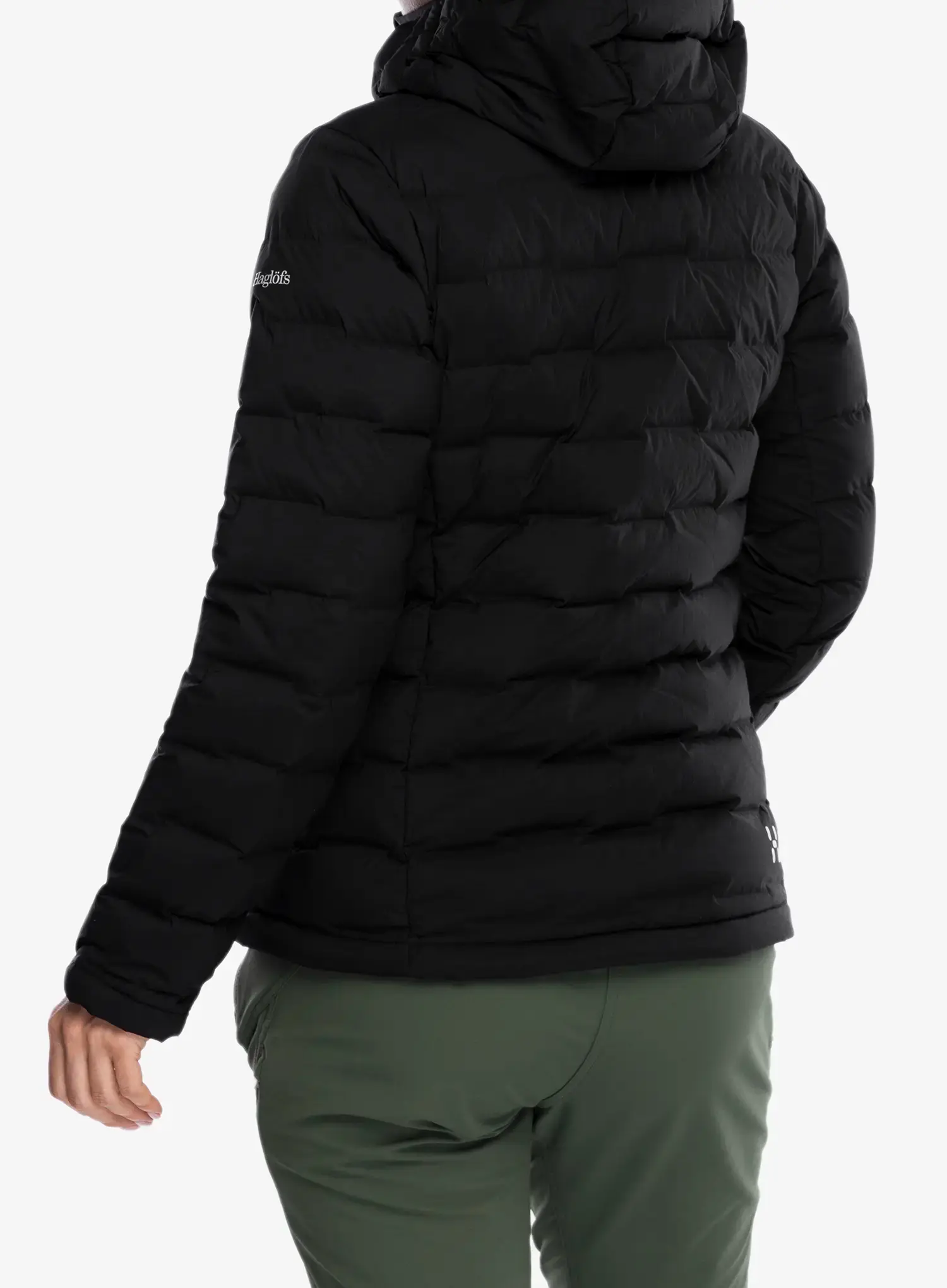 Пуховик жіноча Haglofs Spitz Down Hood - true black