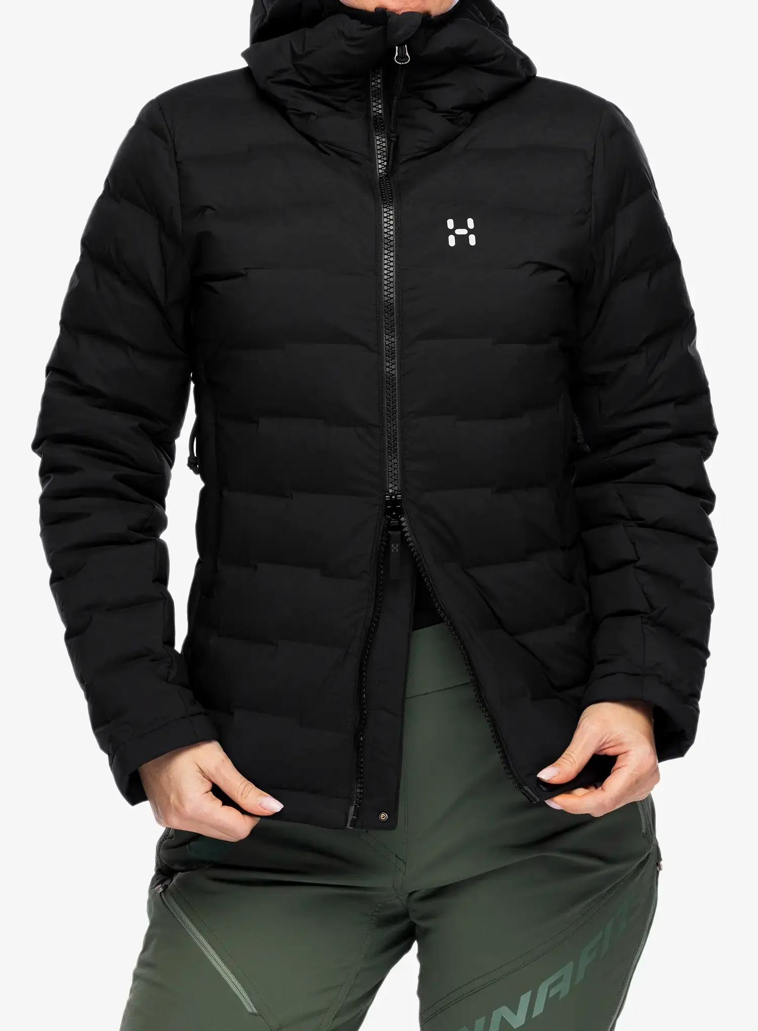 Пуховик жіноча Haglofs Spitz Down Hood - true black