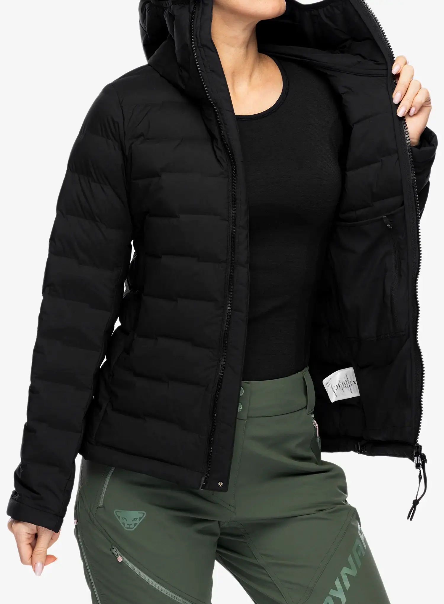 Пуховик жіноча Haglofs Spitz Down Hood - true black