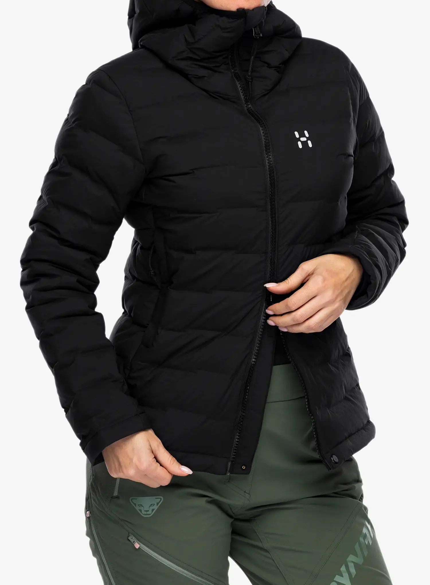 Пуховик жіноча Haglofs Spitz Down Hood - true black
