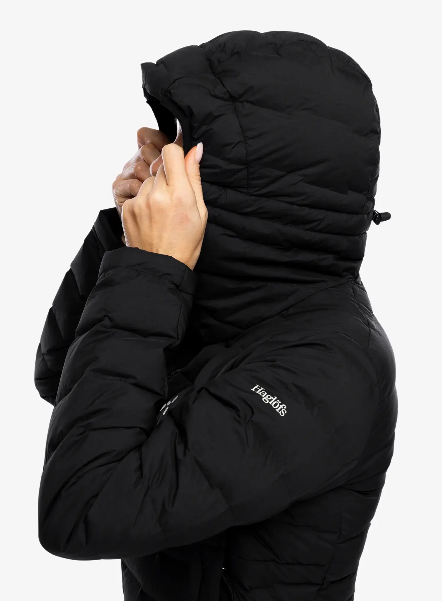 Пуховик жіноча Haglofs Spitz Down Hood - true black