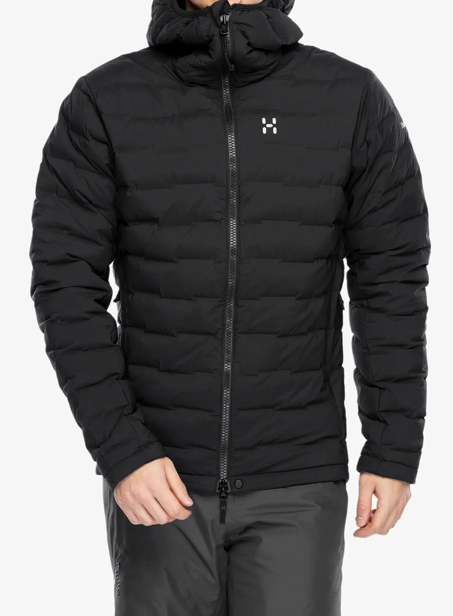 Пуховик Haglofs Spitz Down Hood - true black
