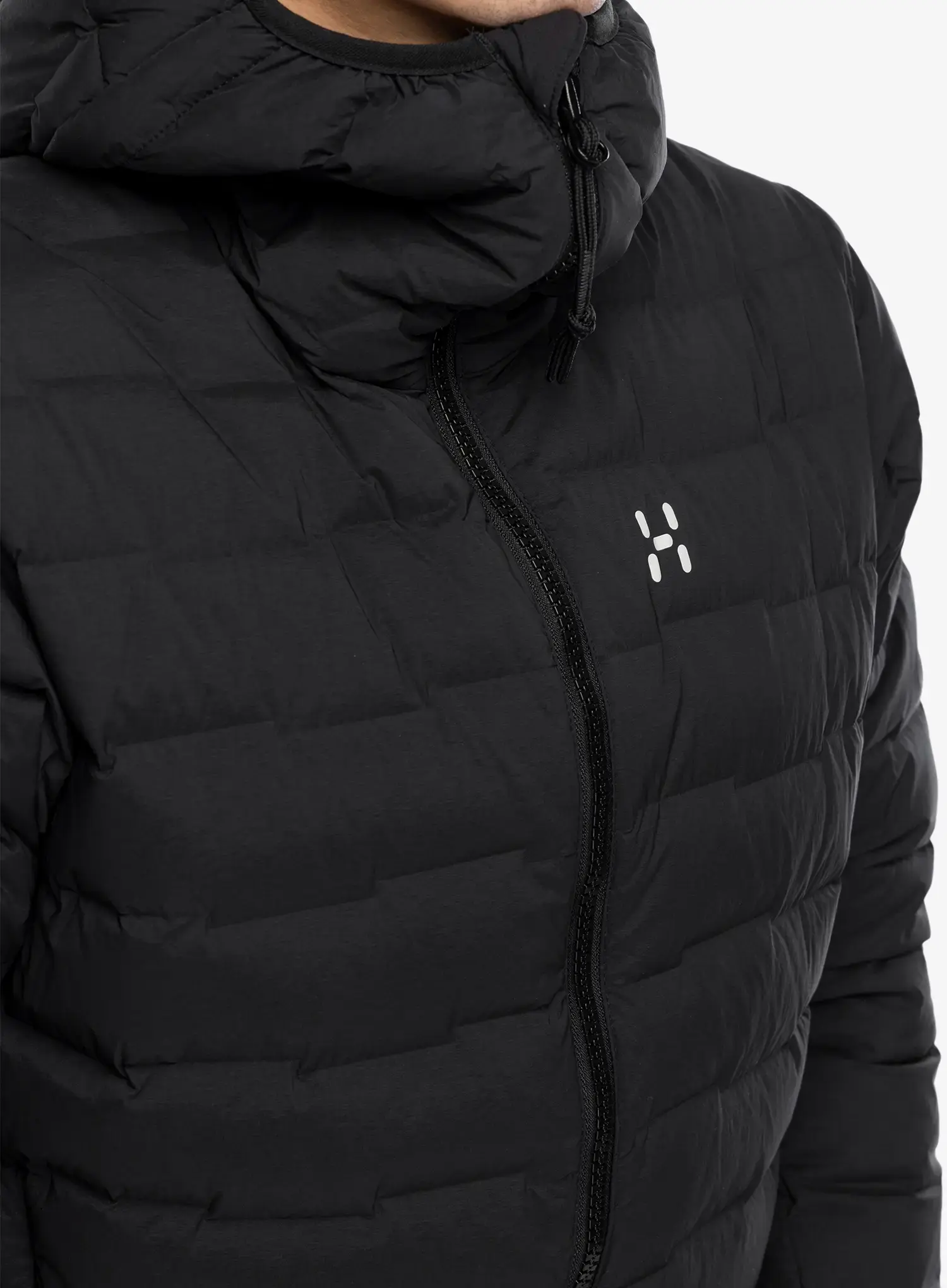 Пуховик Haglofs Spitz Down Hood - true black