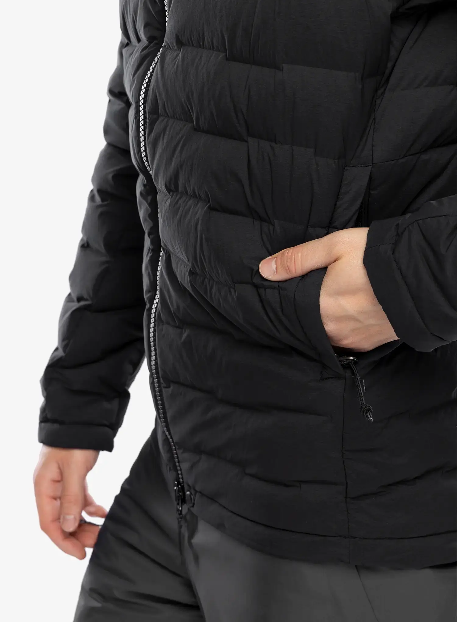 Пуховик Haglofs Spitz Down Hood - true black