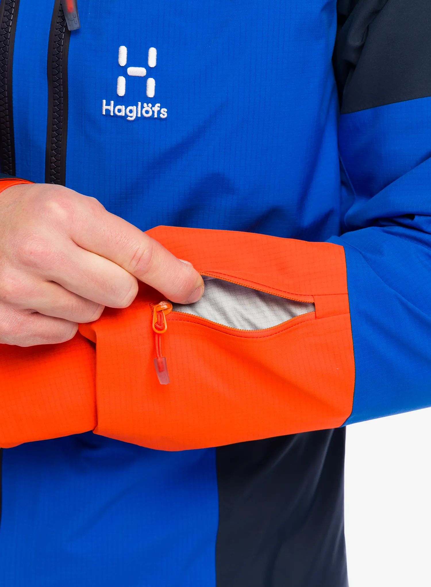 Куртка дощовик Haglofs Spitz GTX Pro Jacket - electric blue/tarn blue