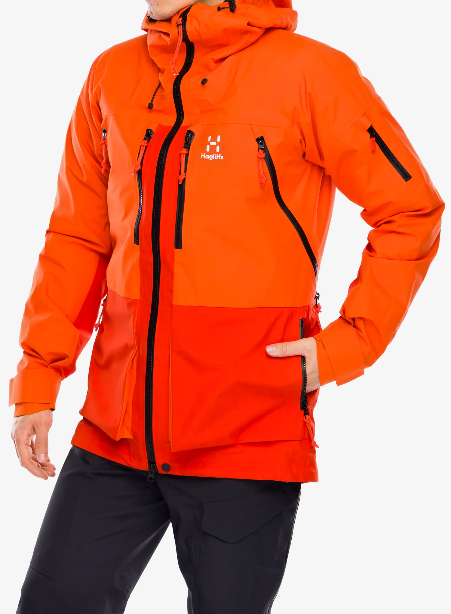 Куртка дощовик Haglofs Vassi GTX Jacket - blaze orange/habanero