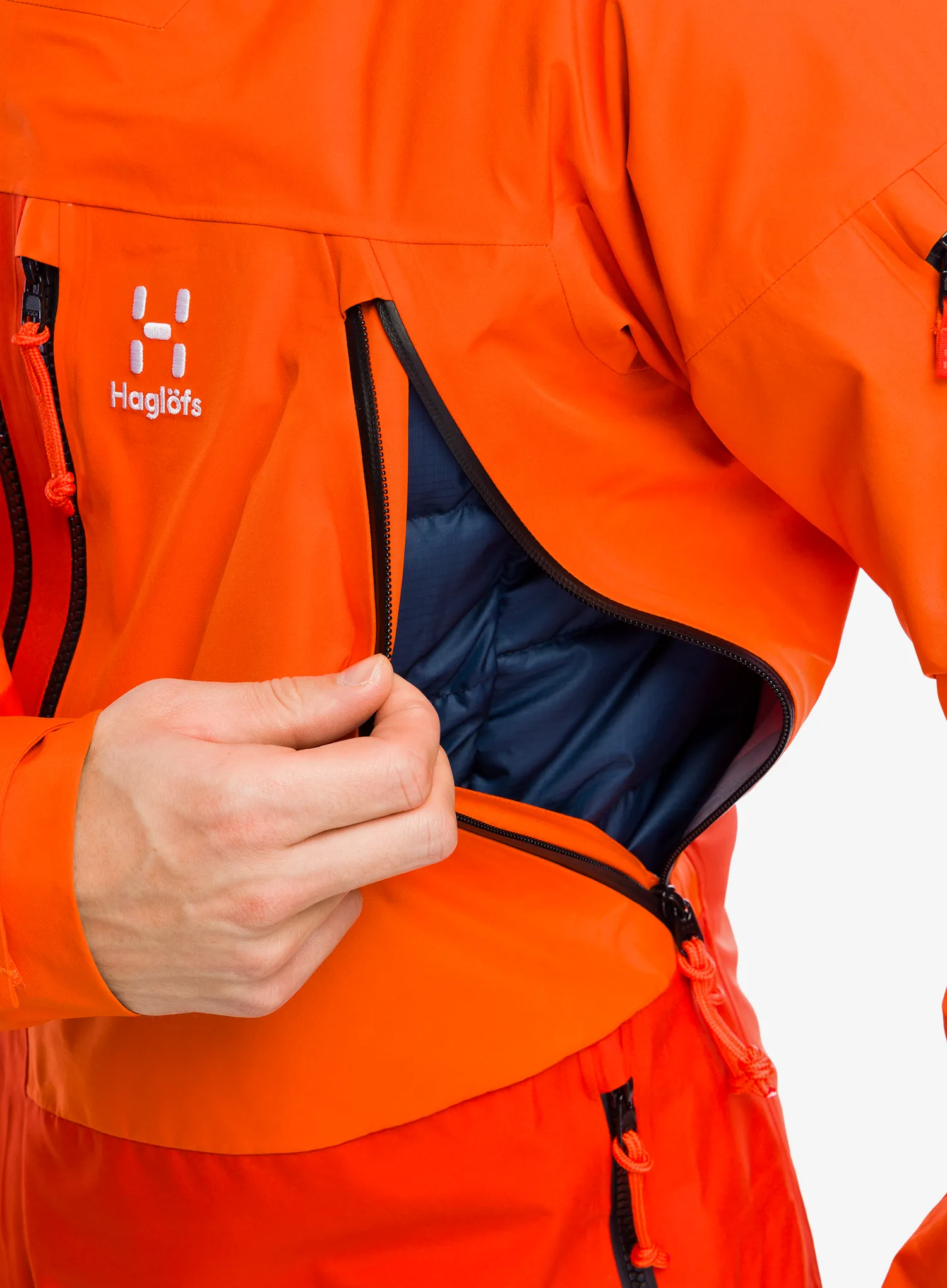 Куртка дощовик Haglofs Vassi GTX Jacket - blaze orange/habanero