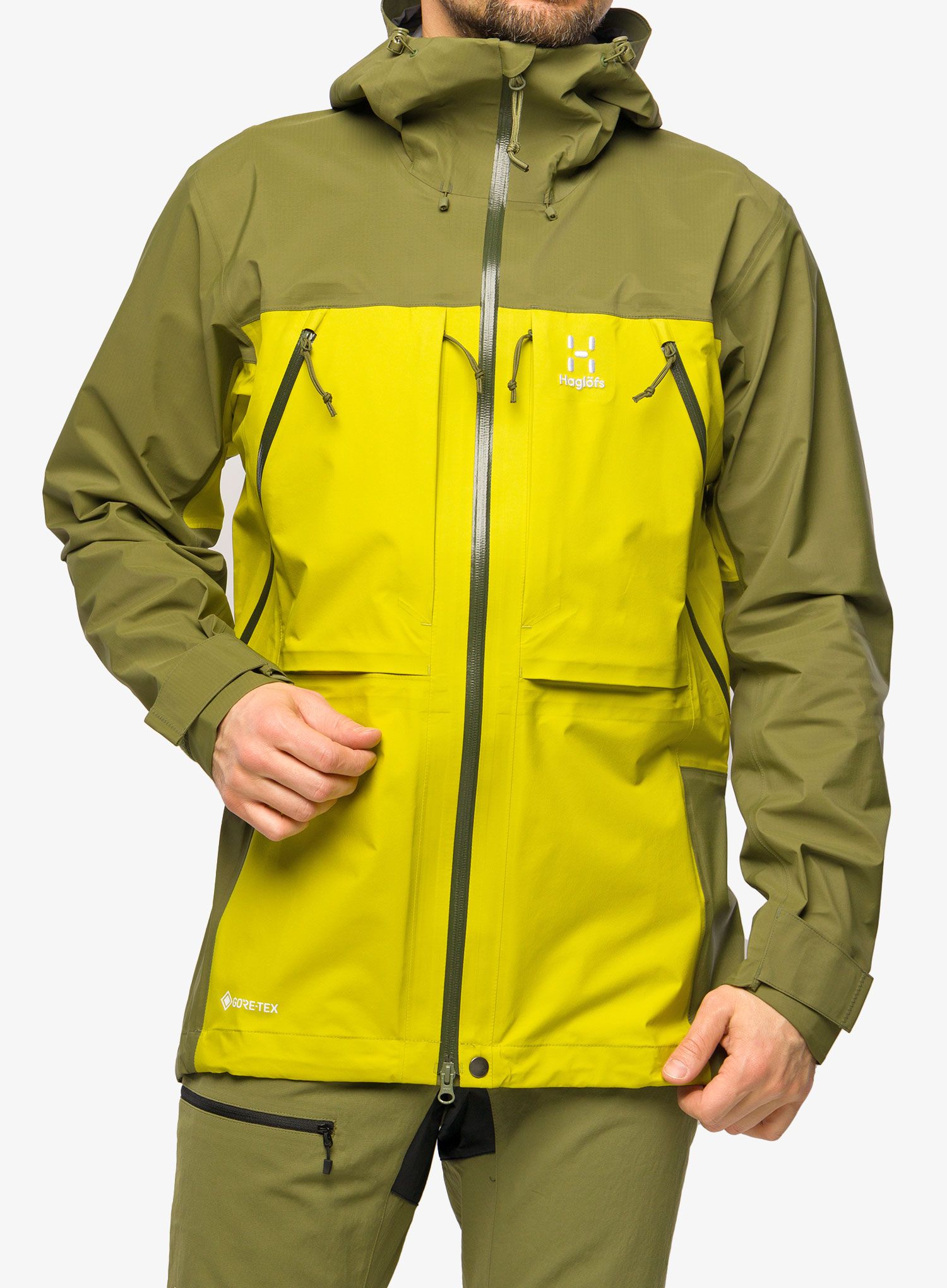 Куртка скітурингова Haglofs Vassi Touring GTX Jacket - aurora/olive green