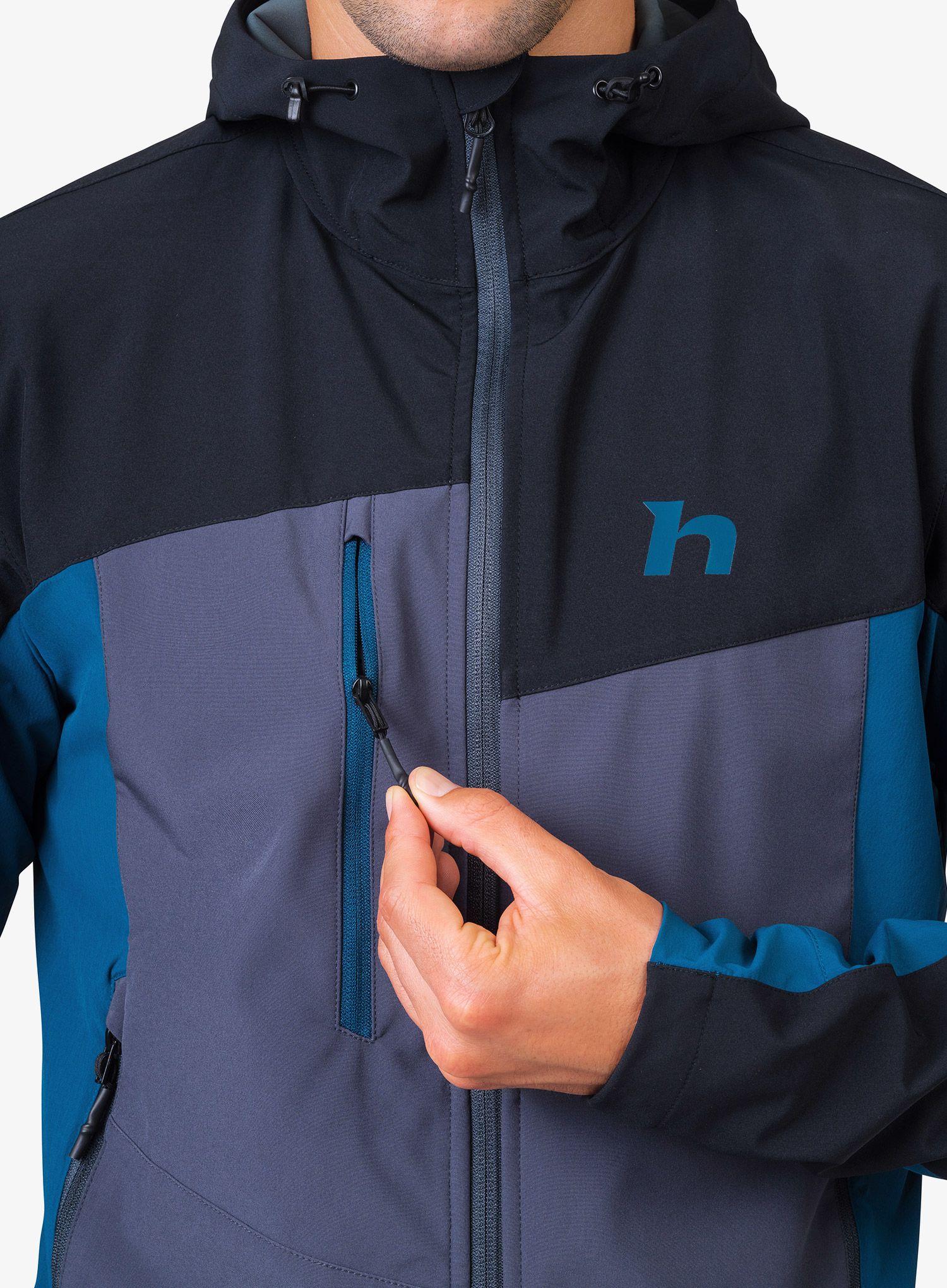 Куртка softshell Hannah Carsten II - anthracite/sailor blue