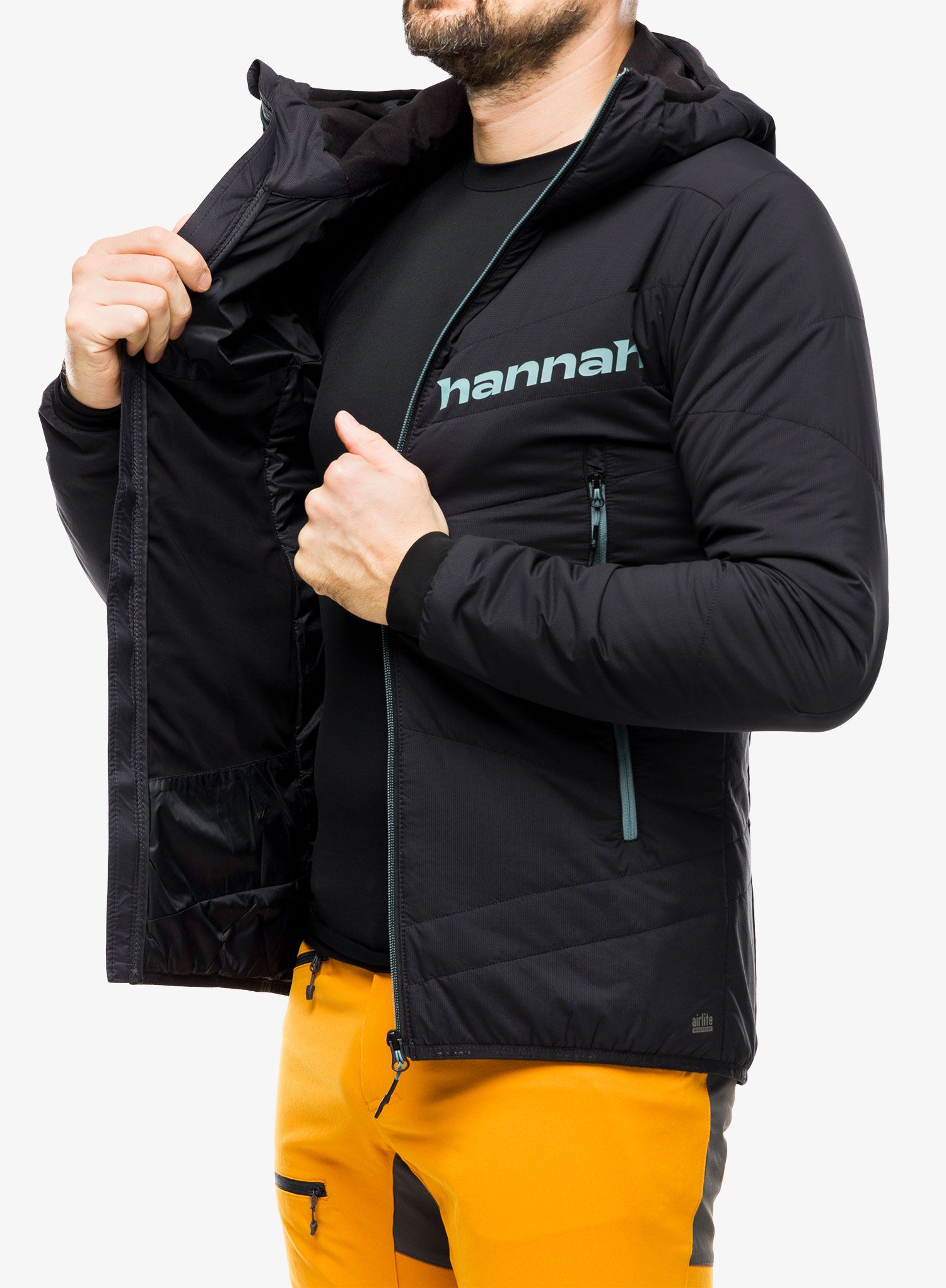 Куртка утеплена Hannah Gabber Hoody - anthracite